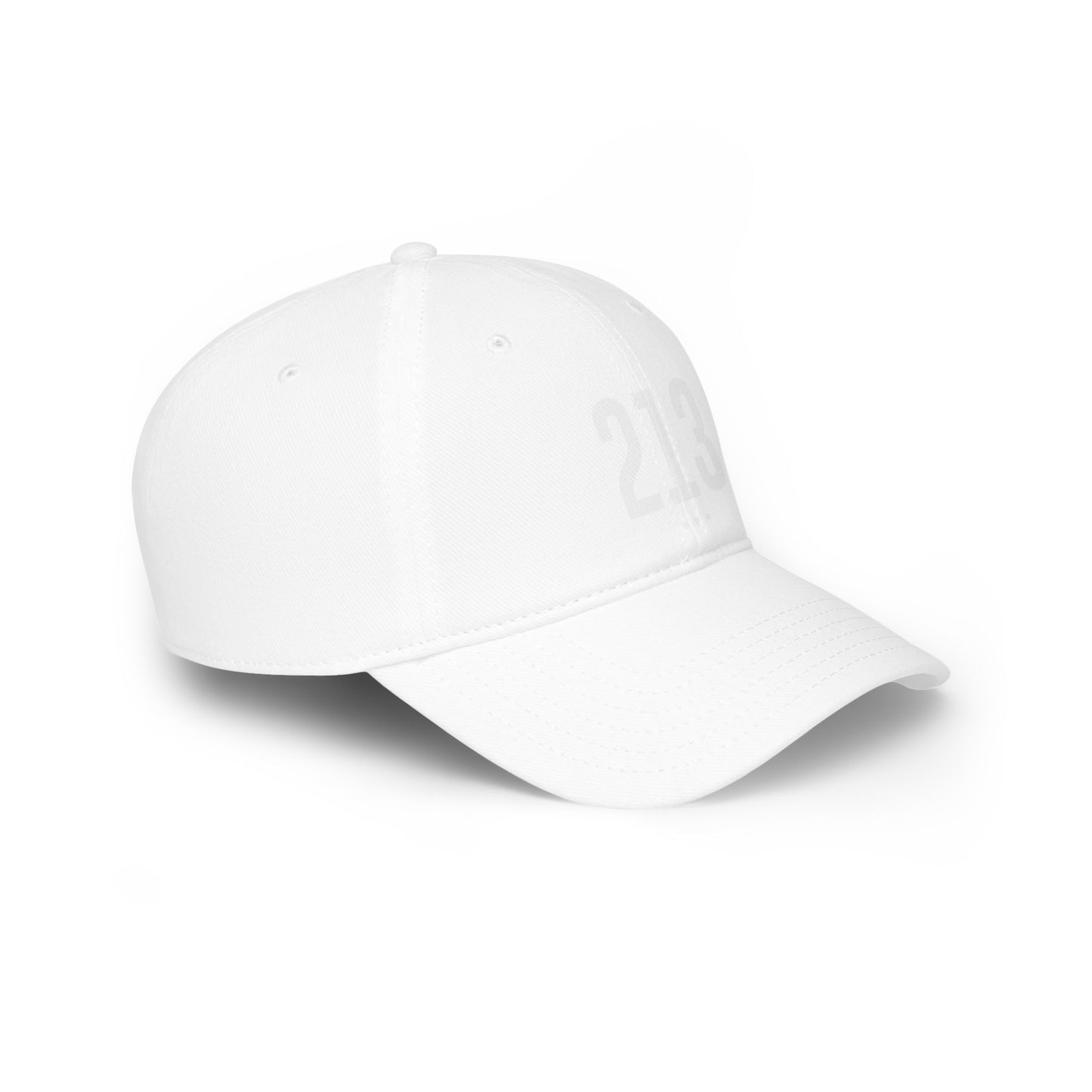 213 White Logo Low Profile Baseball Cap