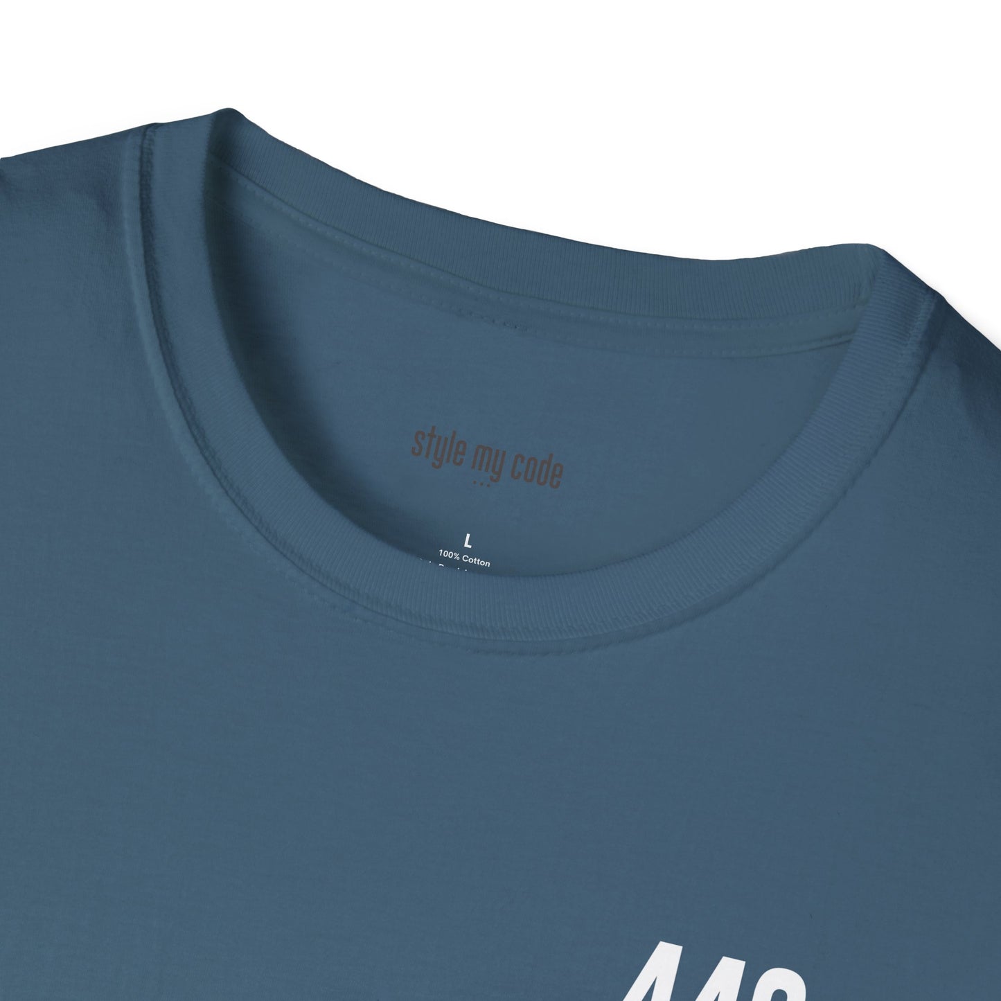 442 White Logo Unisex Softstyle T-Shirt