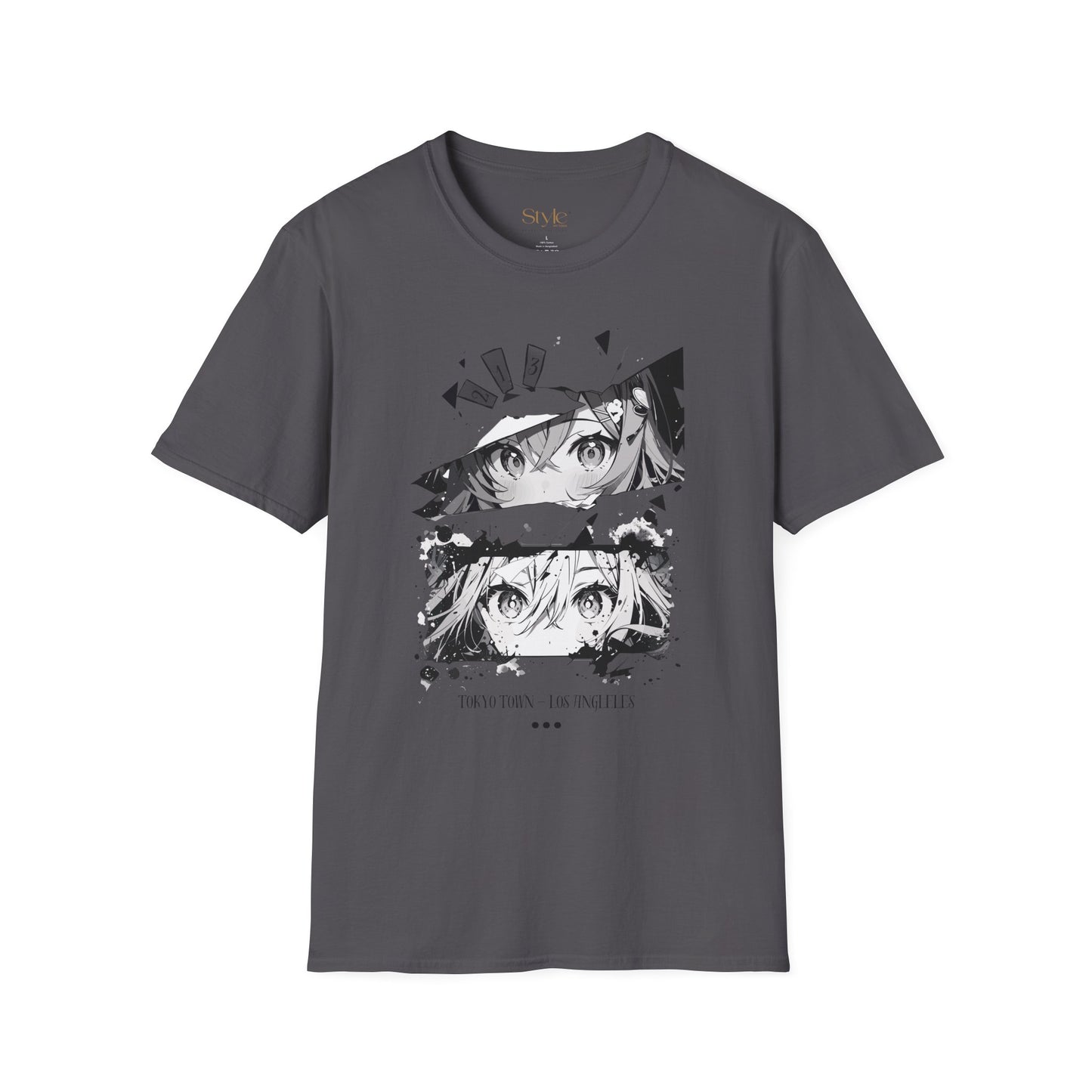 Tokyo Town Trendy Anime Unisex Softstyle T-Shirt, Graphic Tee, Casual Wear, Gift for Fans, Streetwear, Everyday Style