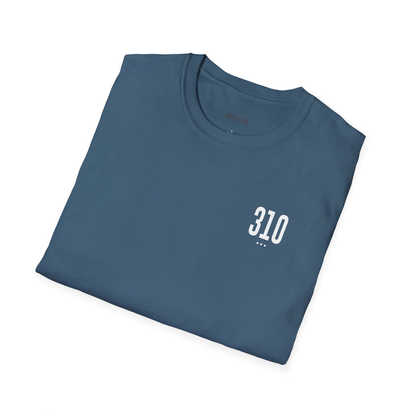 310 White Logo Unisex Softstyle T-Shirt