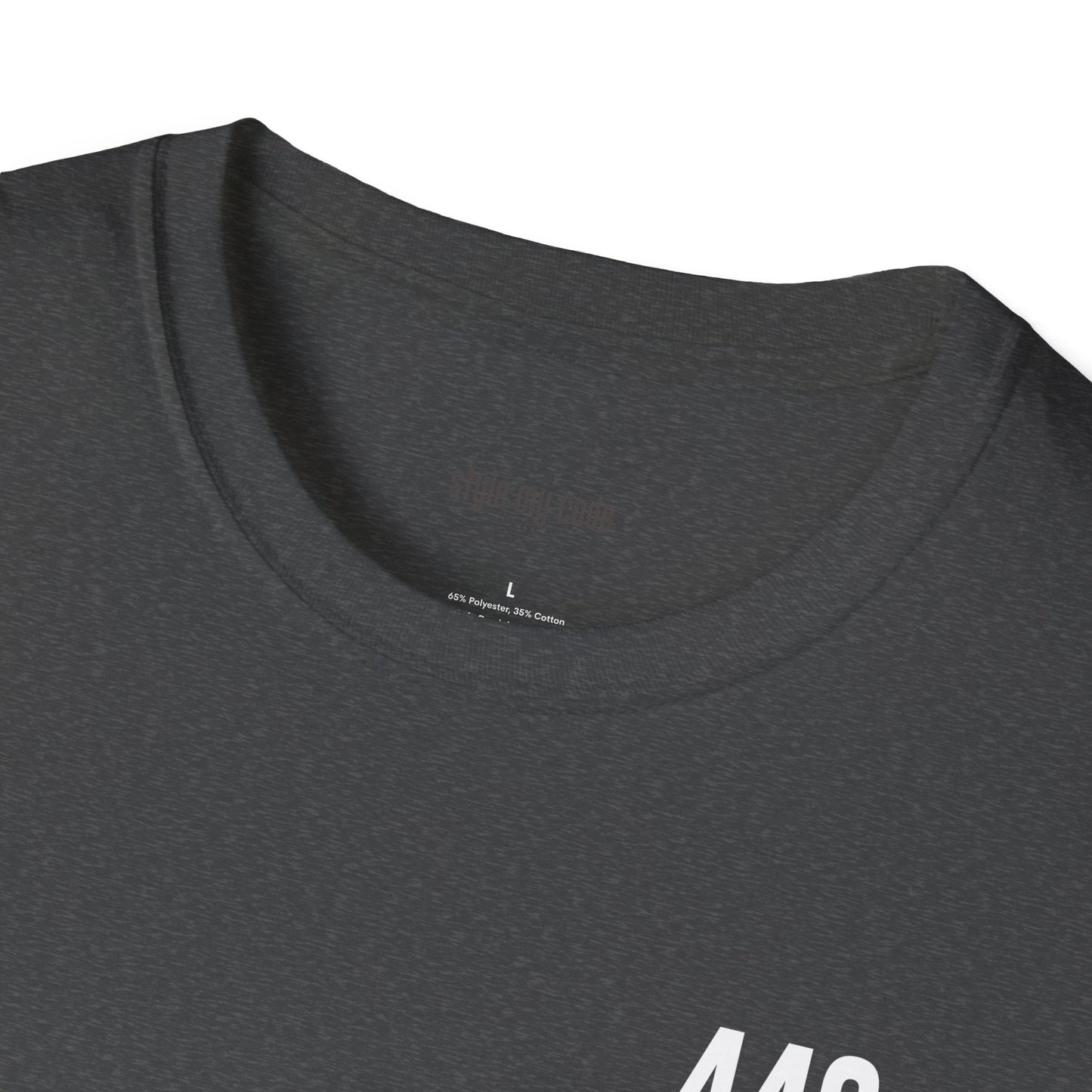 442 White Logo Unisex Softstyle T-Shirt