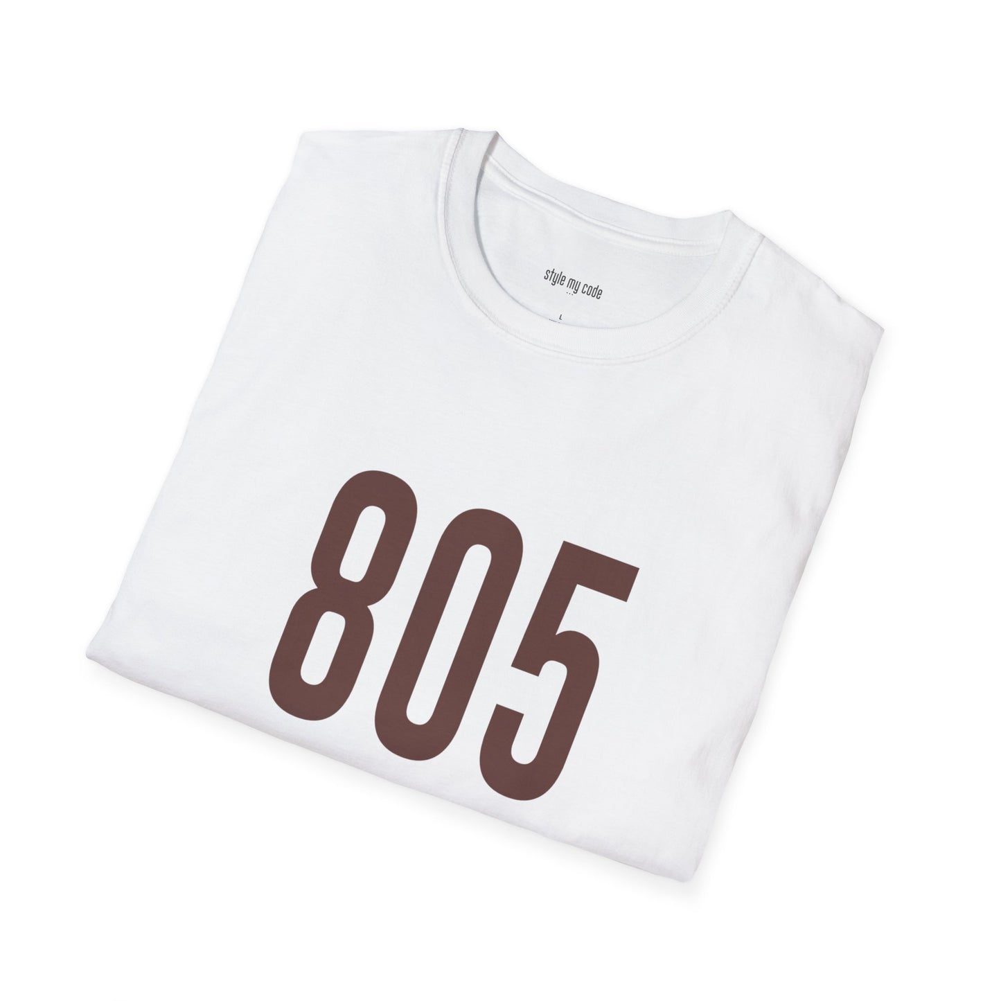 805 Logo Front Unisex Soft-style T-Shirt