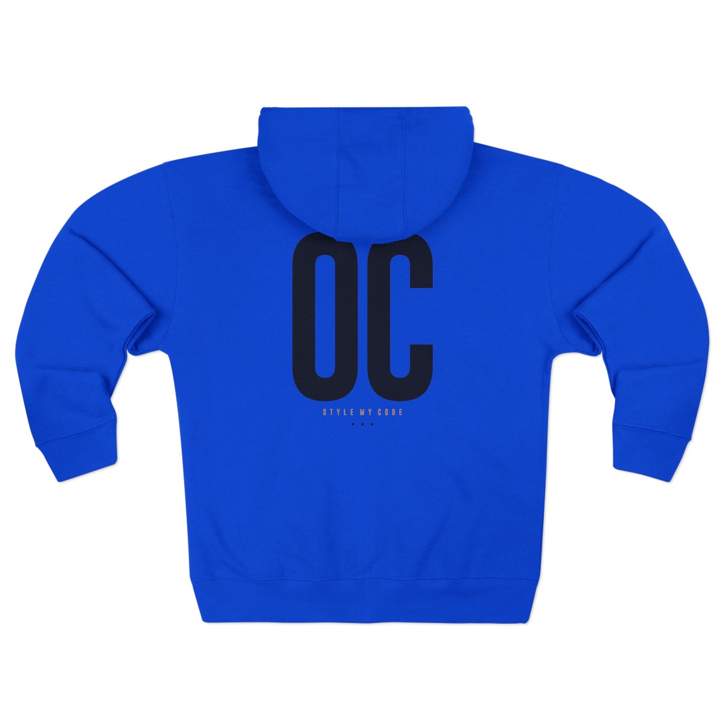 714 OC Street Style Unisex Zip Hoodie, Comfortable Layer, Great for Athleisure, Urban Fashion, Casual Wear