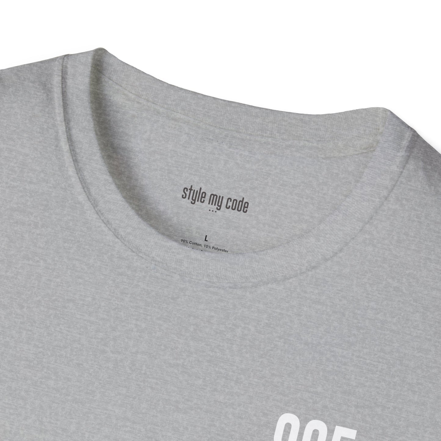 805 White Logo Unisex Soft-style T-Shirt