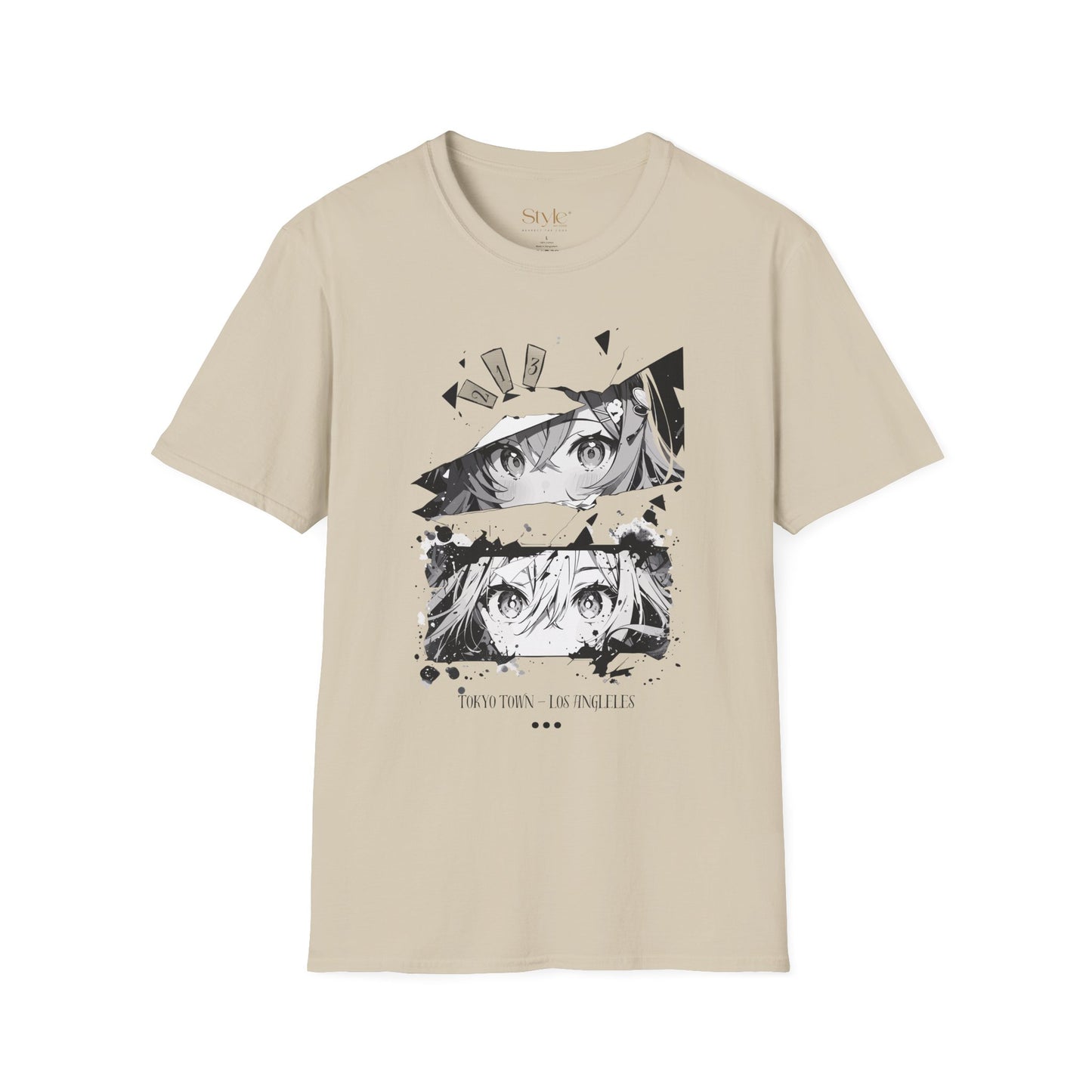 Tokyo Town Trendy Anime Unisex Softstyle T-Shirt, Graphic Tee, Casual Wear, Gift for Fans, Streetwear, Everyday Style