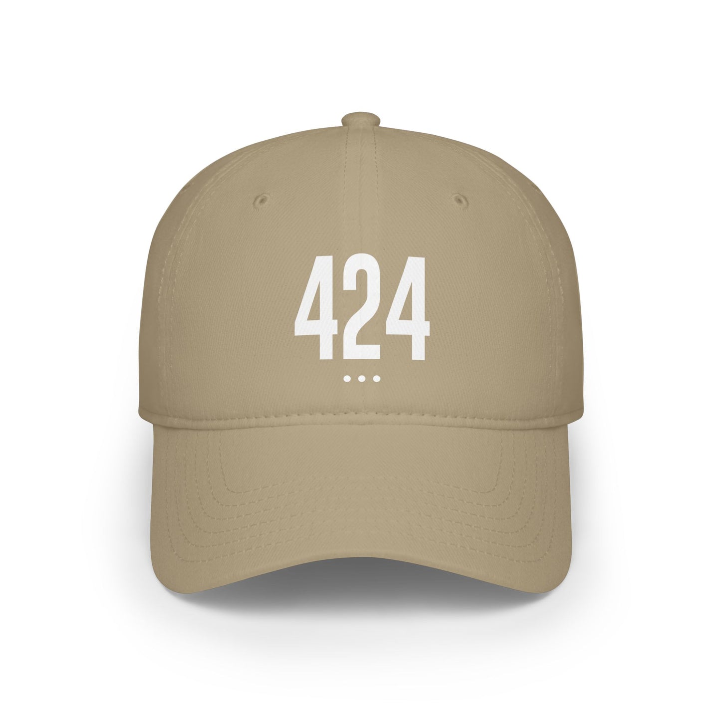 424 White Logo Low Profile Baseball Cap