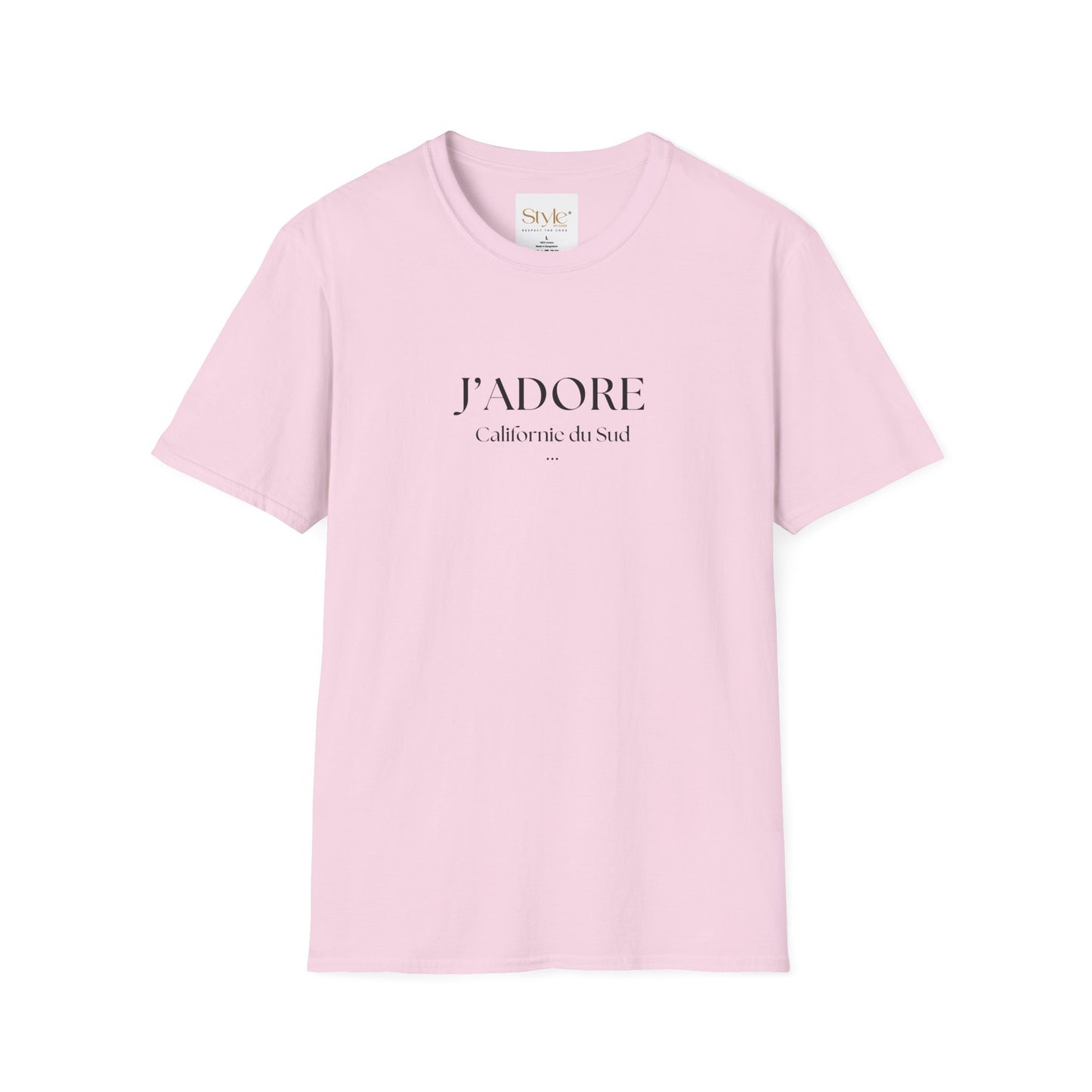 Chic French Graphic Tee, "I love Southern California" in French - Stylish Casual Wear, Gift for Her, Trendy Everyday T-Shirt, Perfect for Spring & Summer