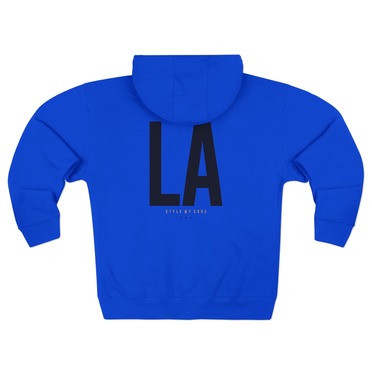 213 LA Street Style Unisex Zip Hoodie, Comfortable Layer, Great for Athleisure, Urban Fashion, Casual Wear
