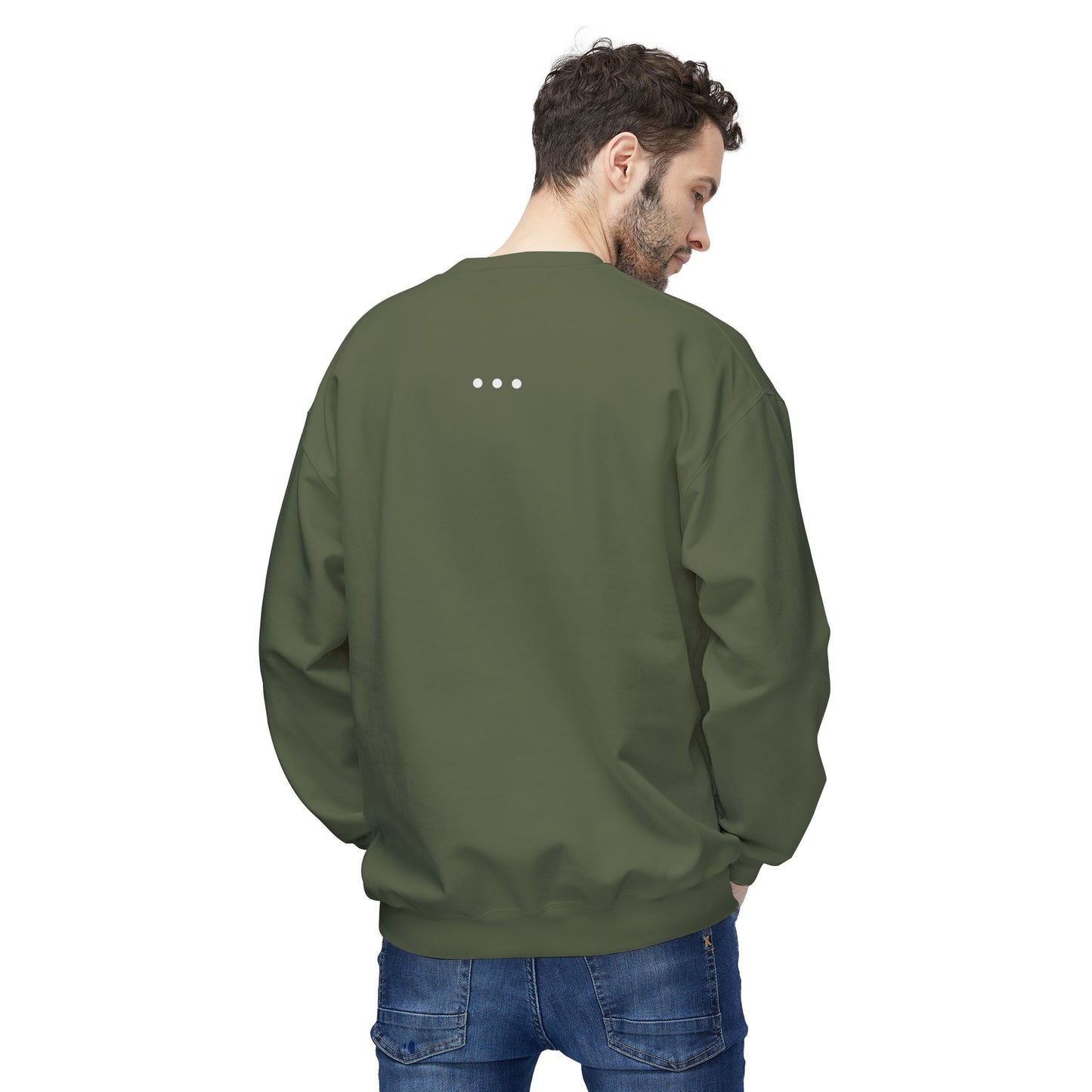 442 White Logo Unisex Crewneck Sweatshirt