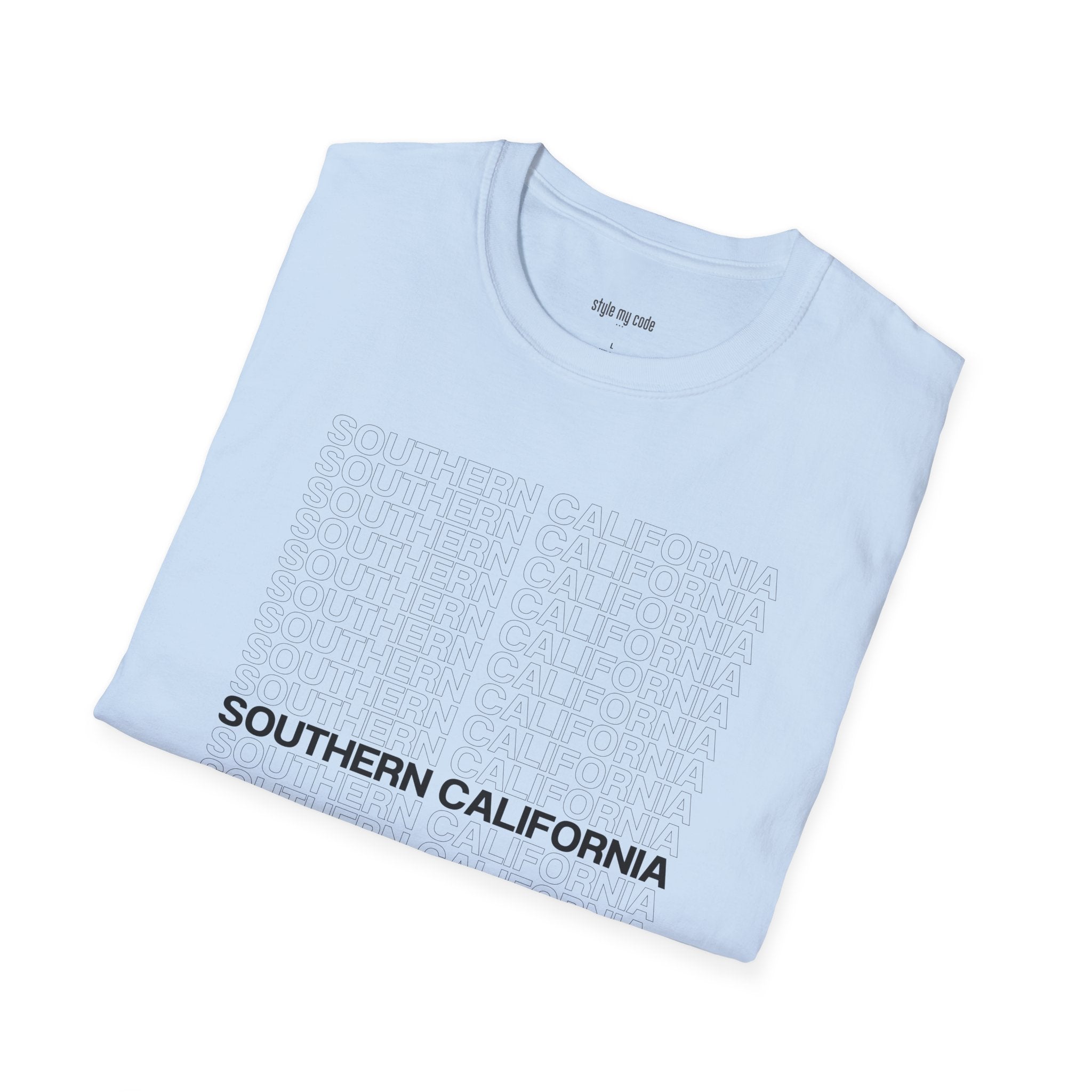 Southern California Unisex Softstyle T-Shirt - Casual Vibe for Everyday Wear