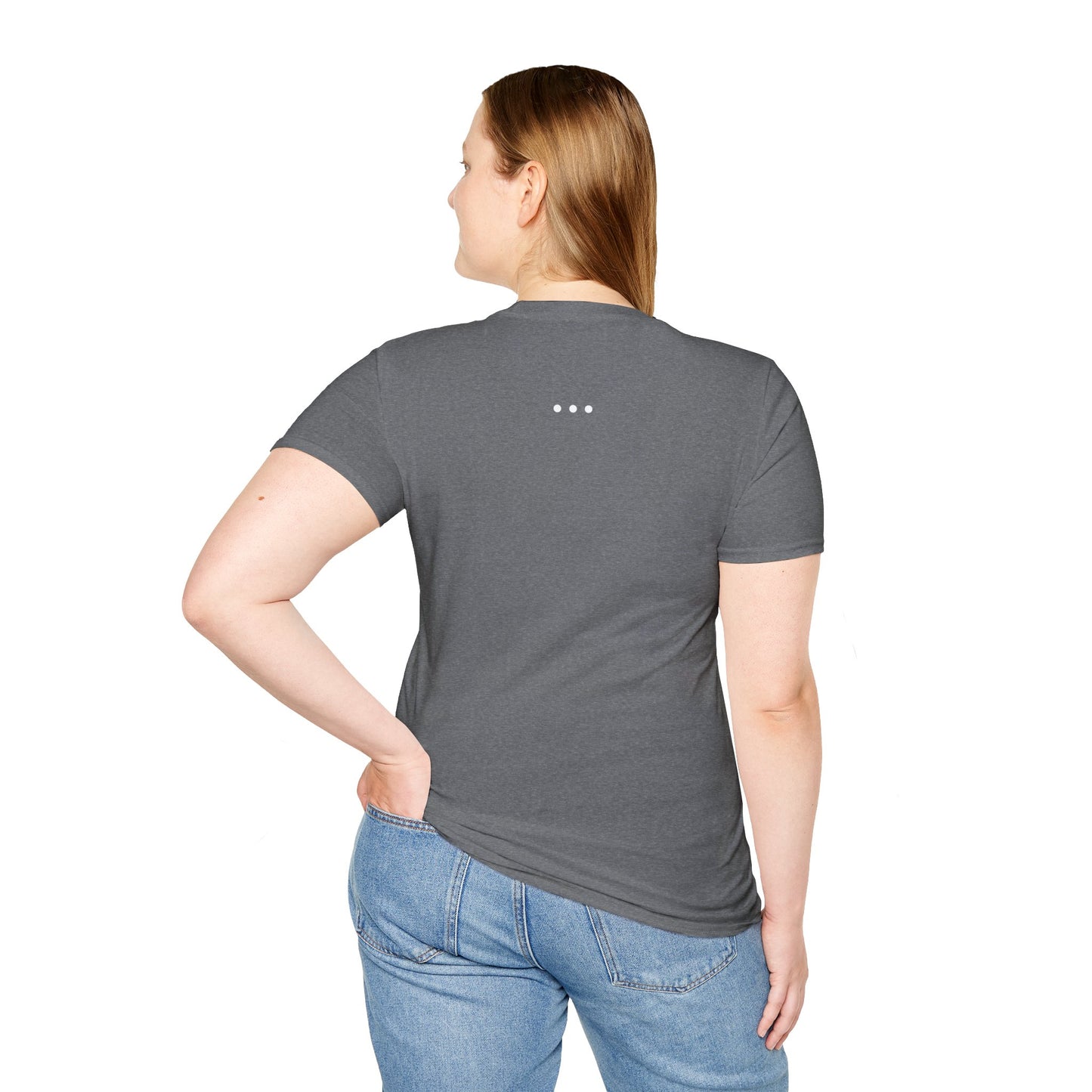 424 White Logo Front Unisex Softstyle T-Shirt