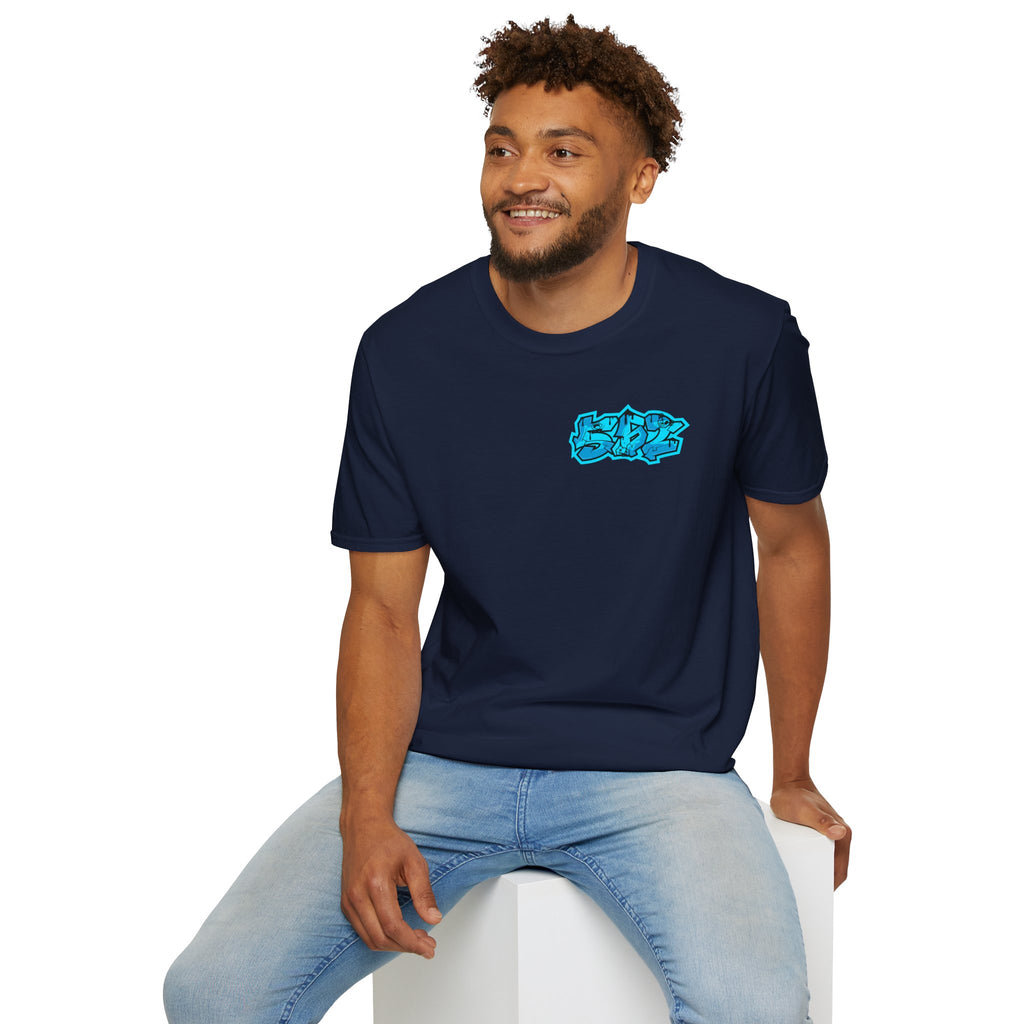 Graffiti Style '562' Streetwear T-Shirt — Urban Skate/Skatepark Tee