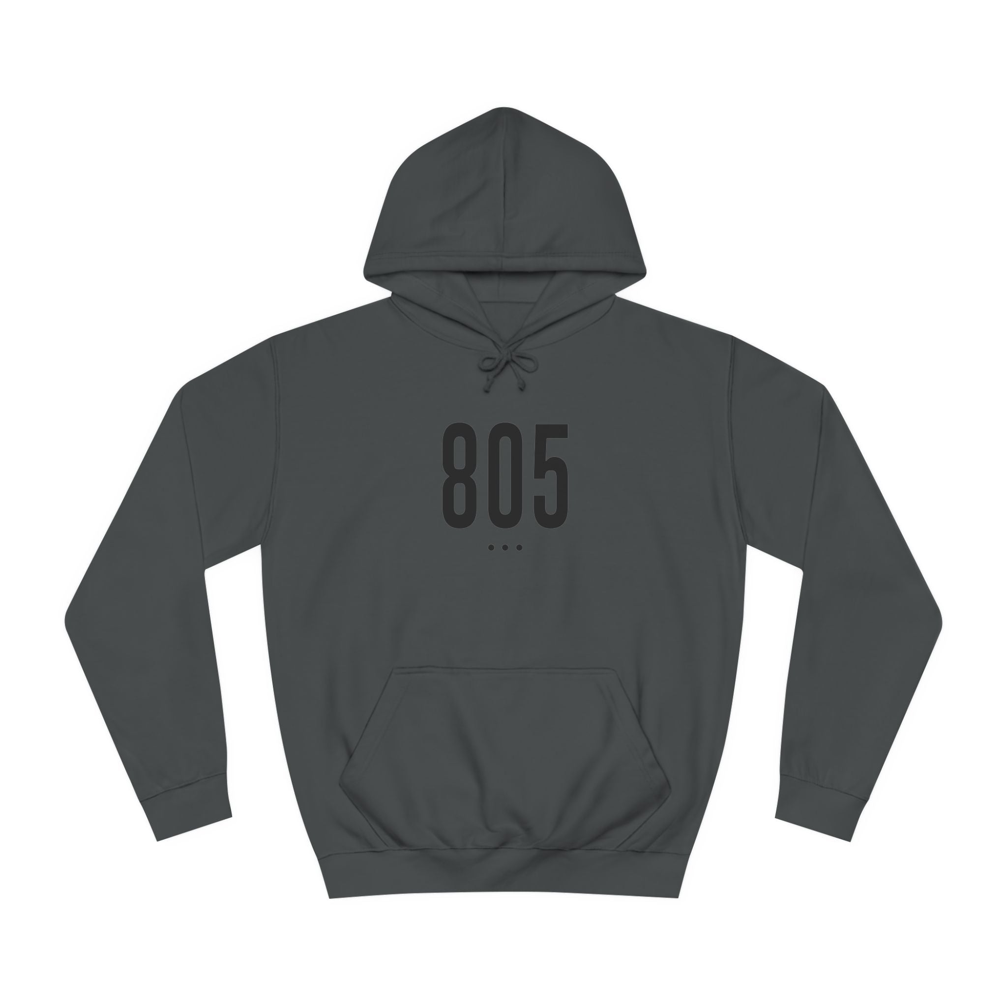 805 Black Logo Front Unisex Hoodie