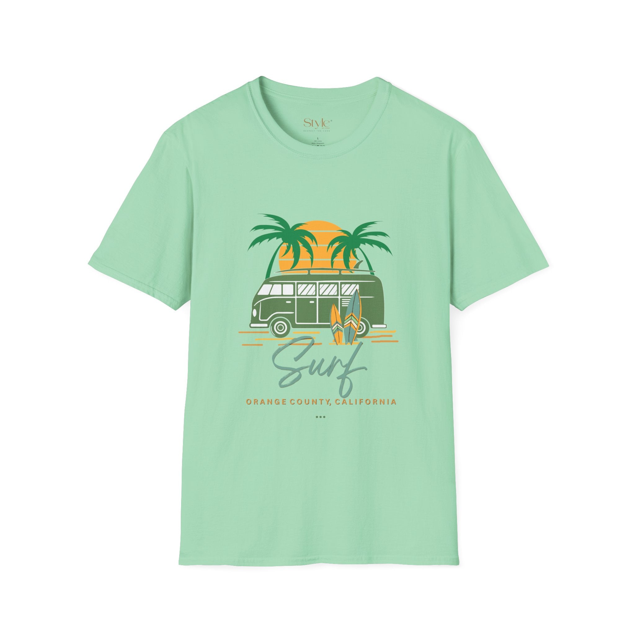 California Surf Vibes Unisex T-Shirt, Beachwear, Summer Casual Tee, Gift for Surfers, Vacation Apparel