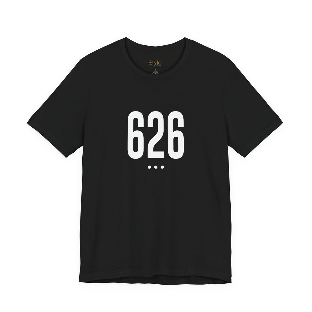 626 White Code Southern California Unisex Tee