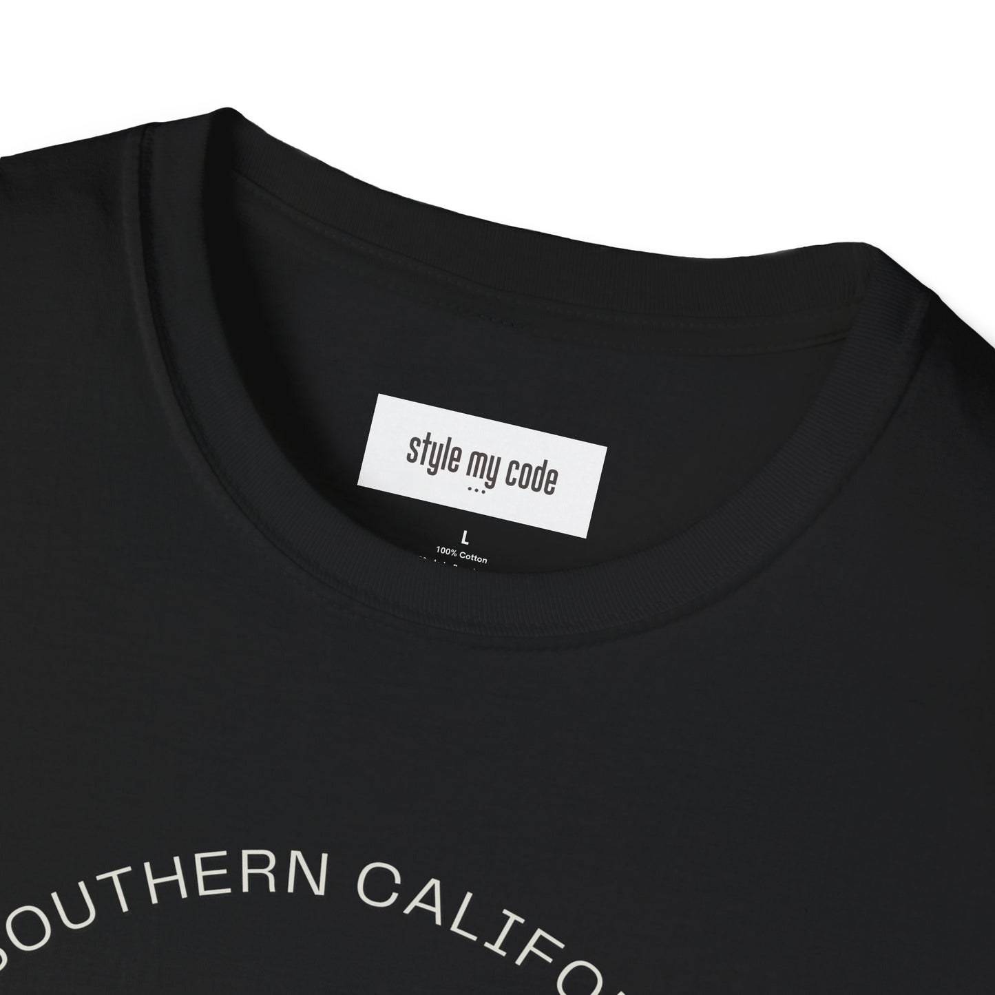 Unisex Softstyle T-Shirt - Ride the Tide, Respect the Code - Surfing Vibes & Southern California Style