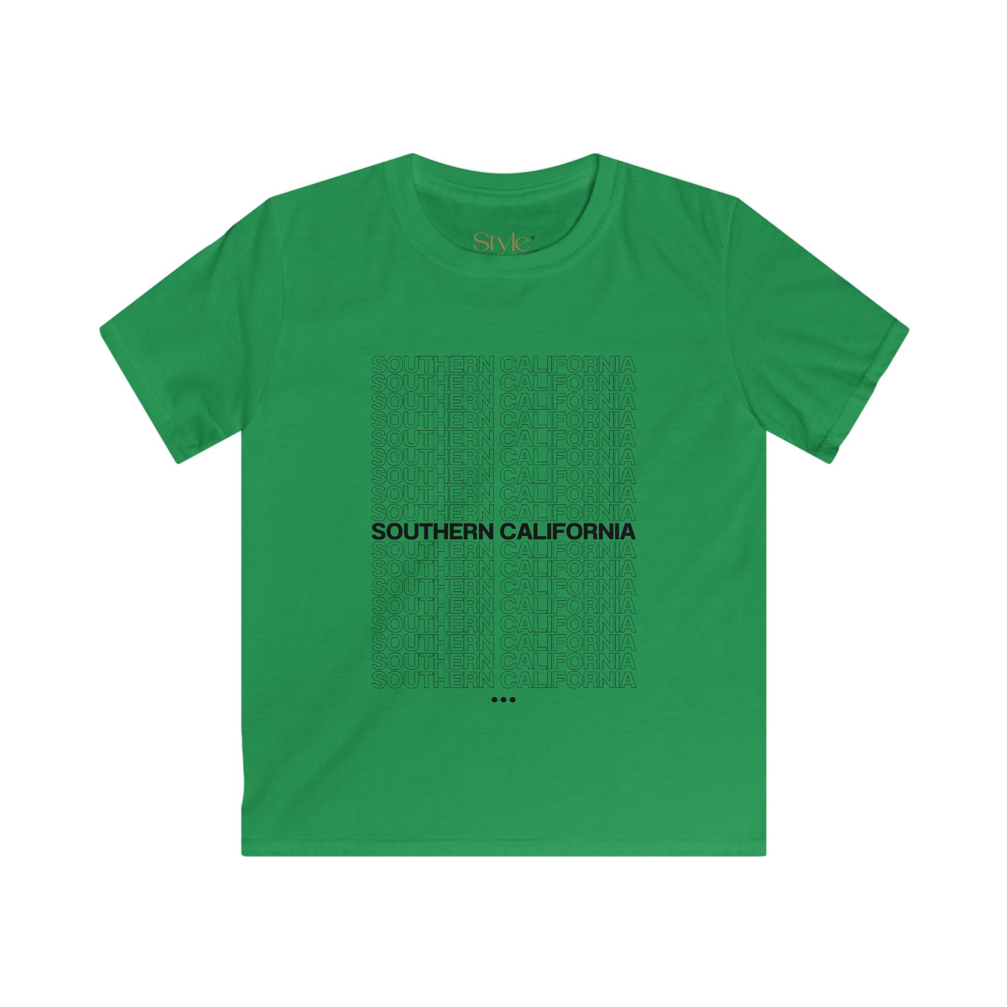 Kids Southern California Tee, Cool Summer Shirt, Graphic Tee for Boys & Girls