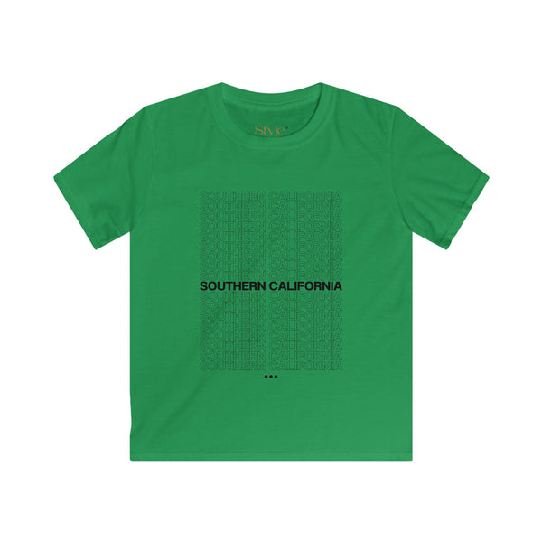 Kids Southern California Tee, Cool Summer Shirt, Graphic Tee for Boys & Girls