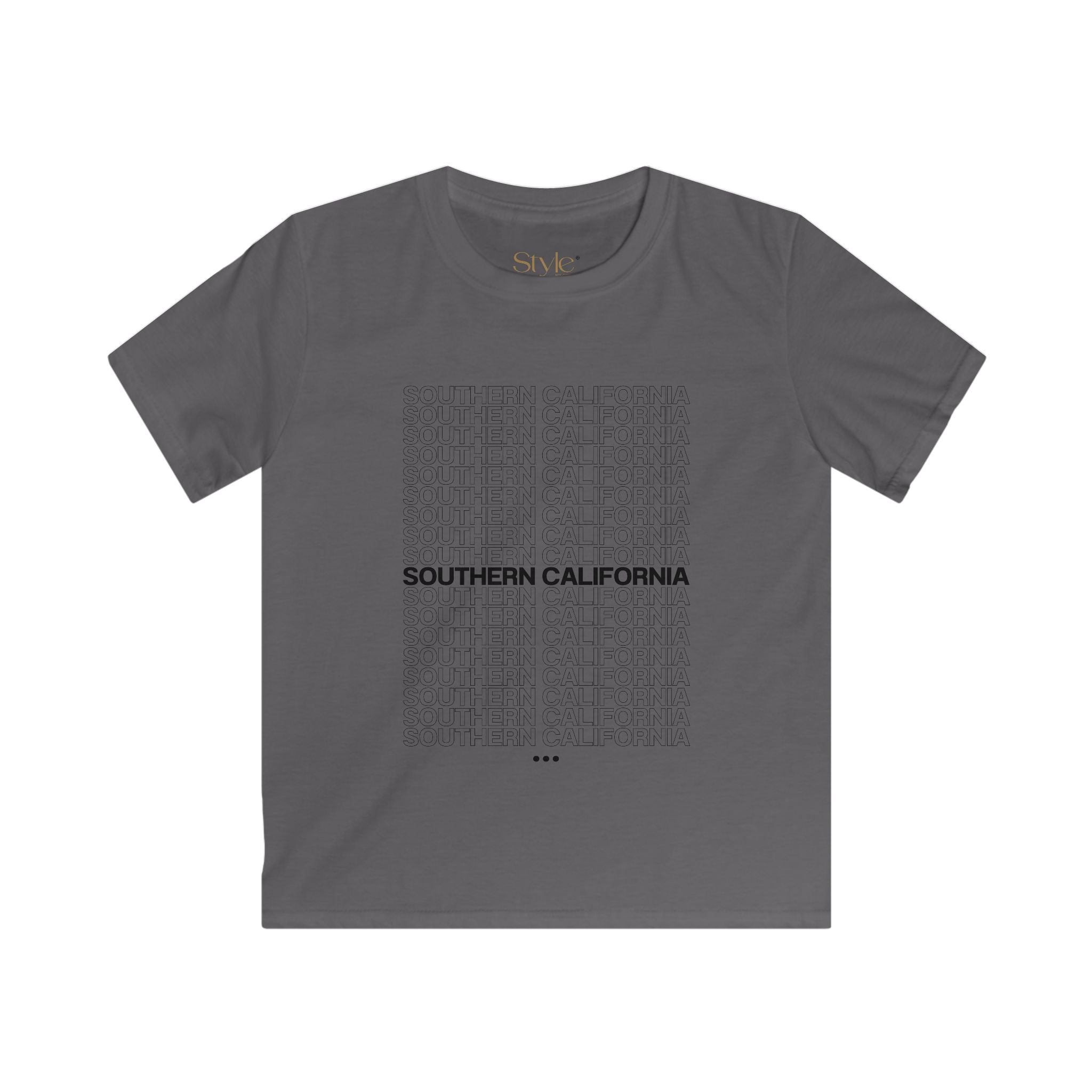 Kids Southern California Tee, Cool Summer Shirt, Graphic Tee for Boys & Girls