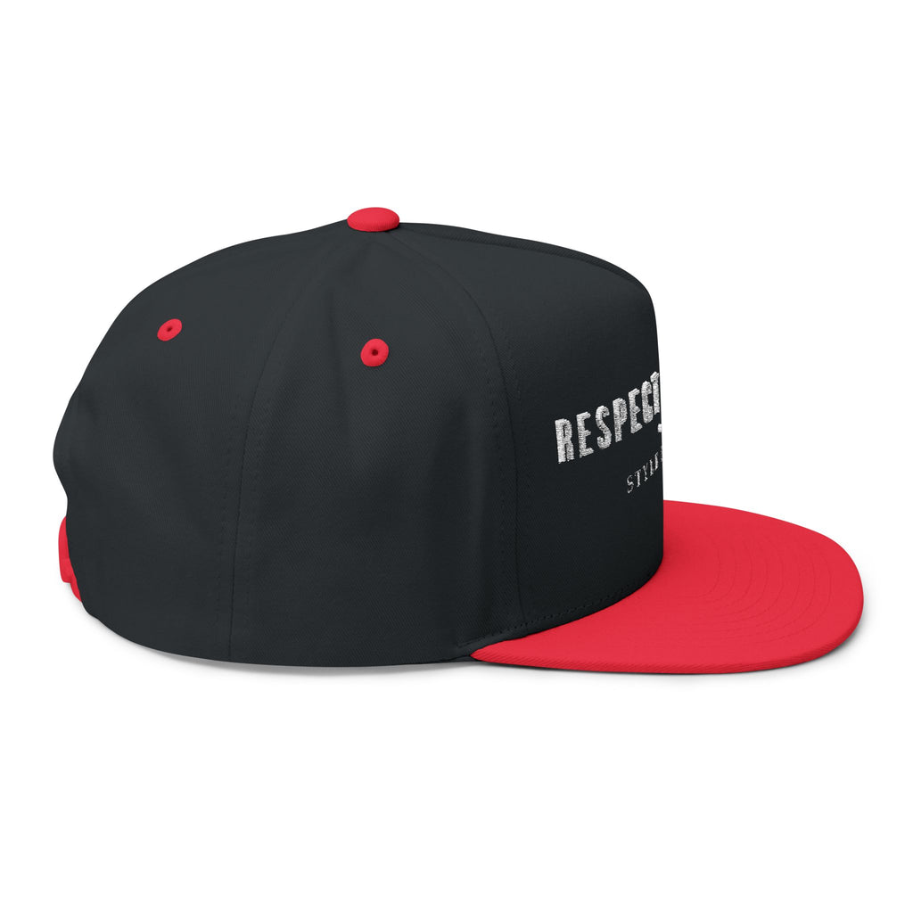Respect the Code Flat Bill Cap | Embroidered Snapback, Streetwear Accessory, Unisex Hat, Cool Gift for Friends, Fashion Statement