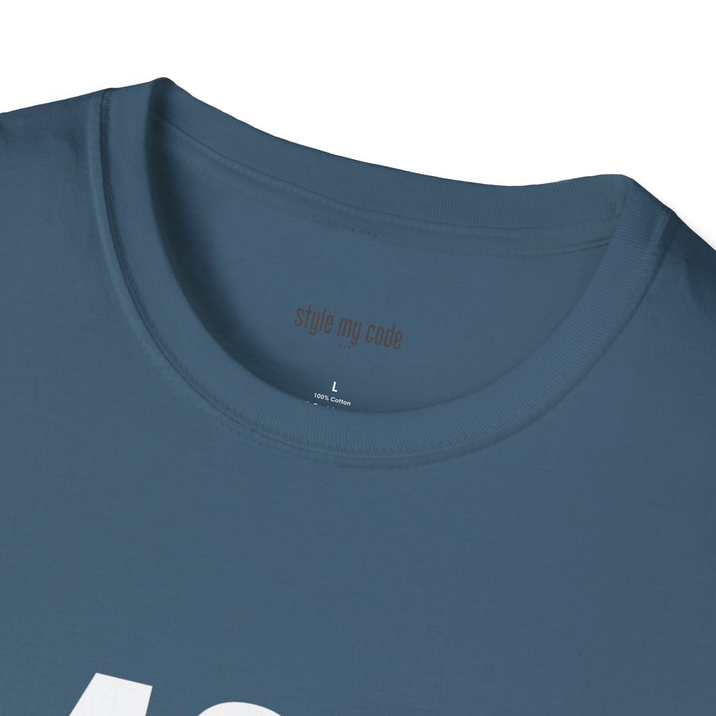 424 White Logo Front Unisex Softstyle T-Shirt