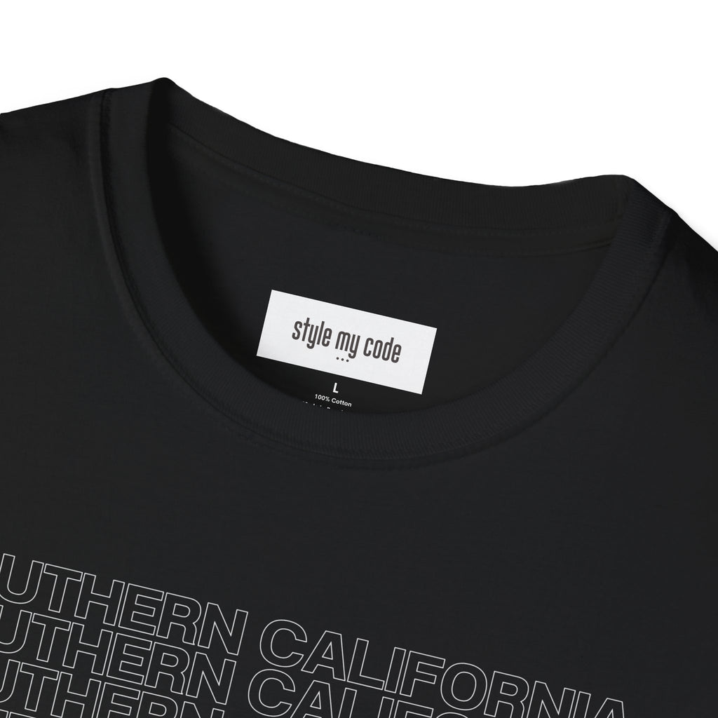 Southern California Unisex Softstyle T-Shirt - Casual Graphic Tee for Everyday Wear