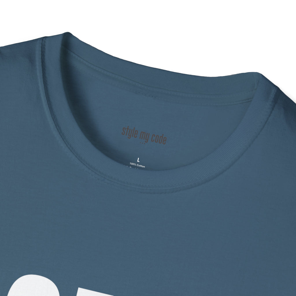 213 White Logo Front Unisex Softstyle T-Shirt