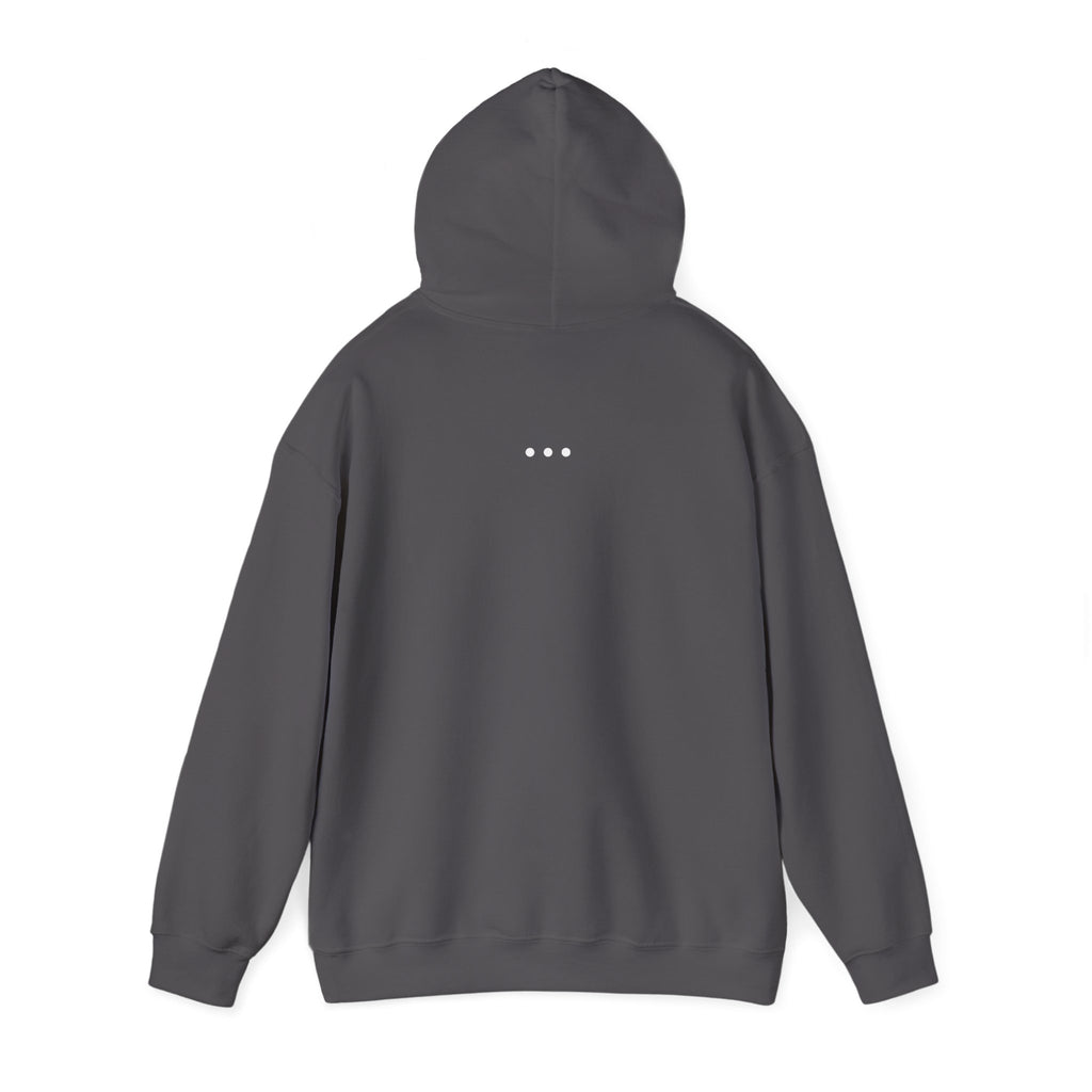 714 White Logo Front Hoodie