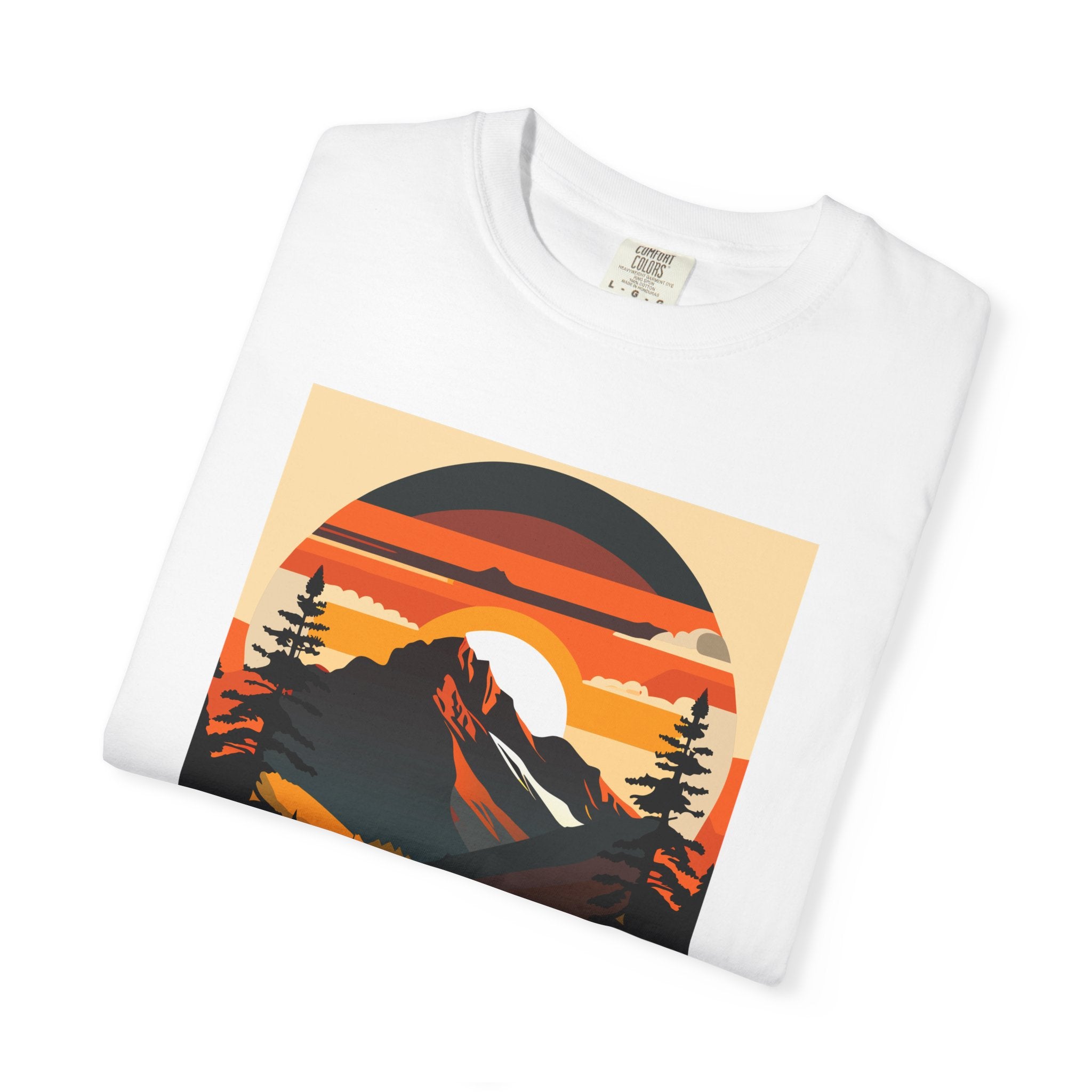 California Mountains Graphic T-Shirt - Unisex, Eco-Friendly, Perfect for Outdoor Lovers