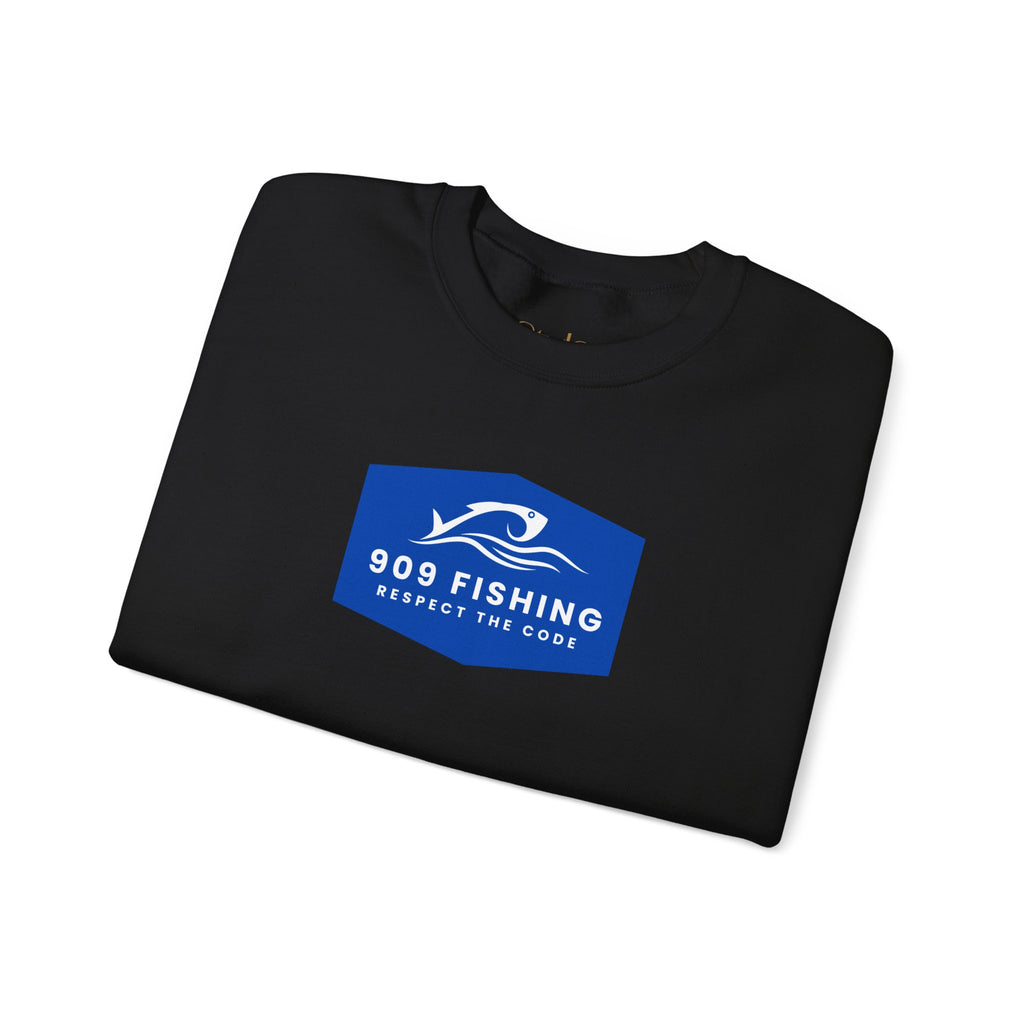 '909 Fishing' Crewneck Sweatshirt - for the Inland Empire Fisherman