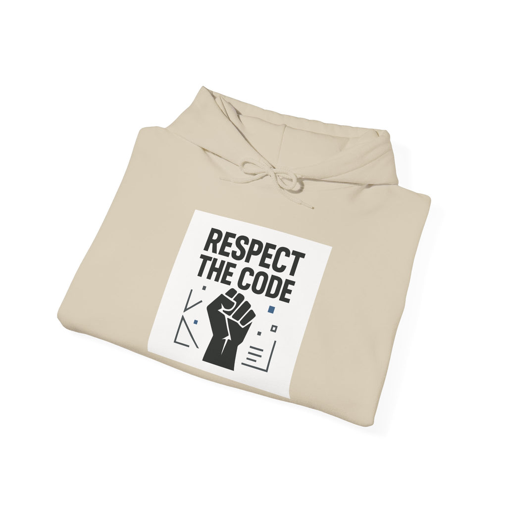 Respect The Code Hoodie Unisex Heavy Blend™ Hooded Sweatshirt