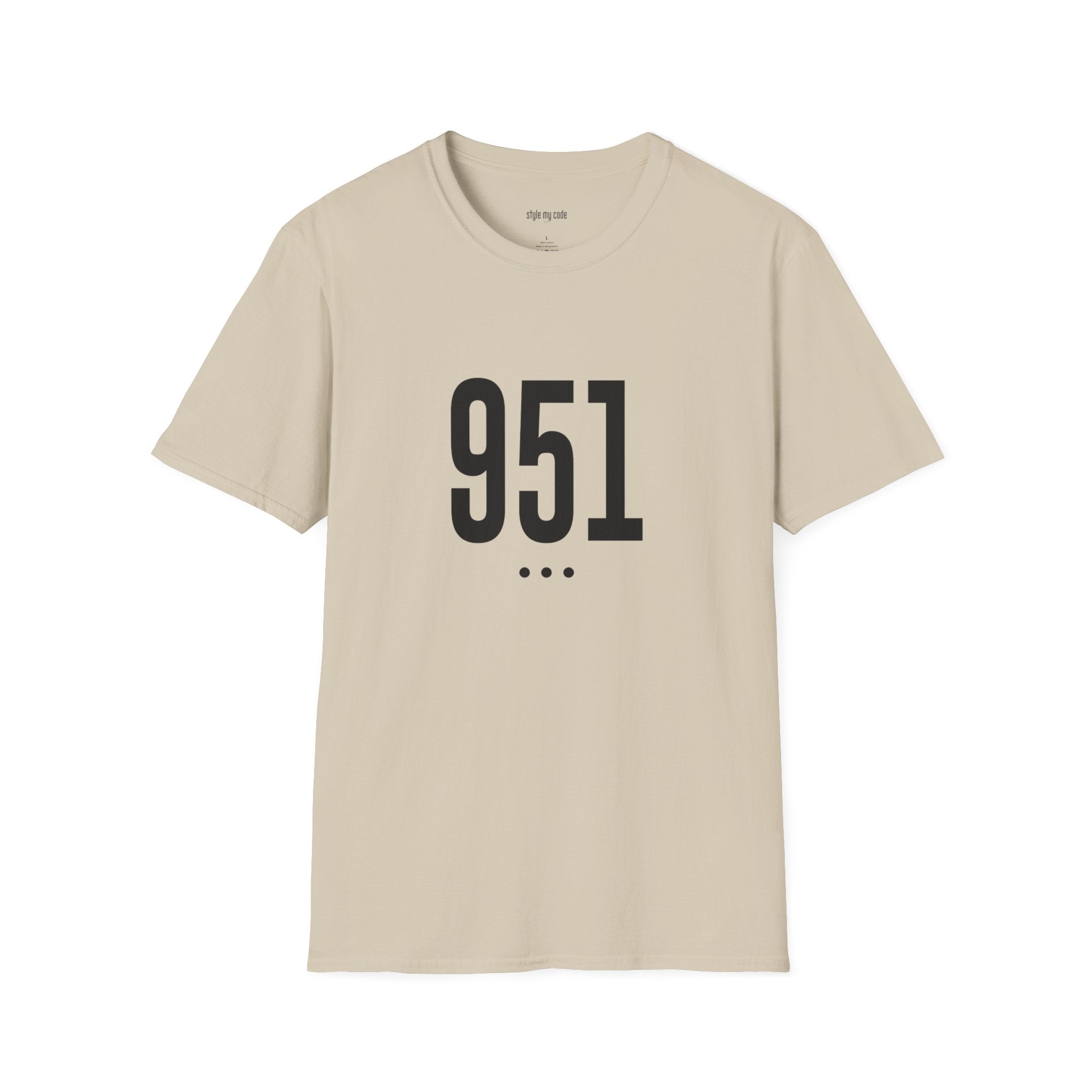 951 Black Logo Front T-Shirt