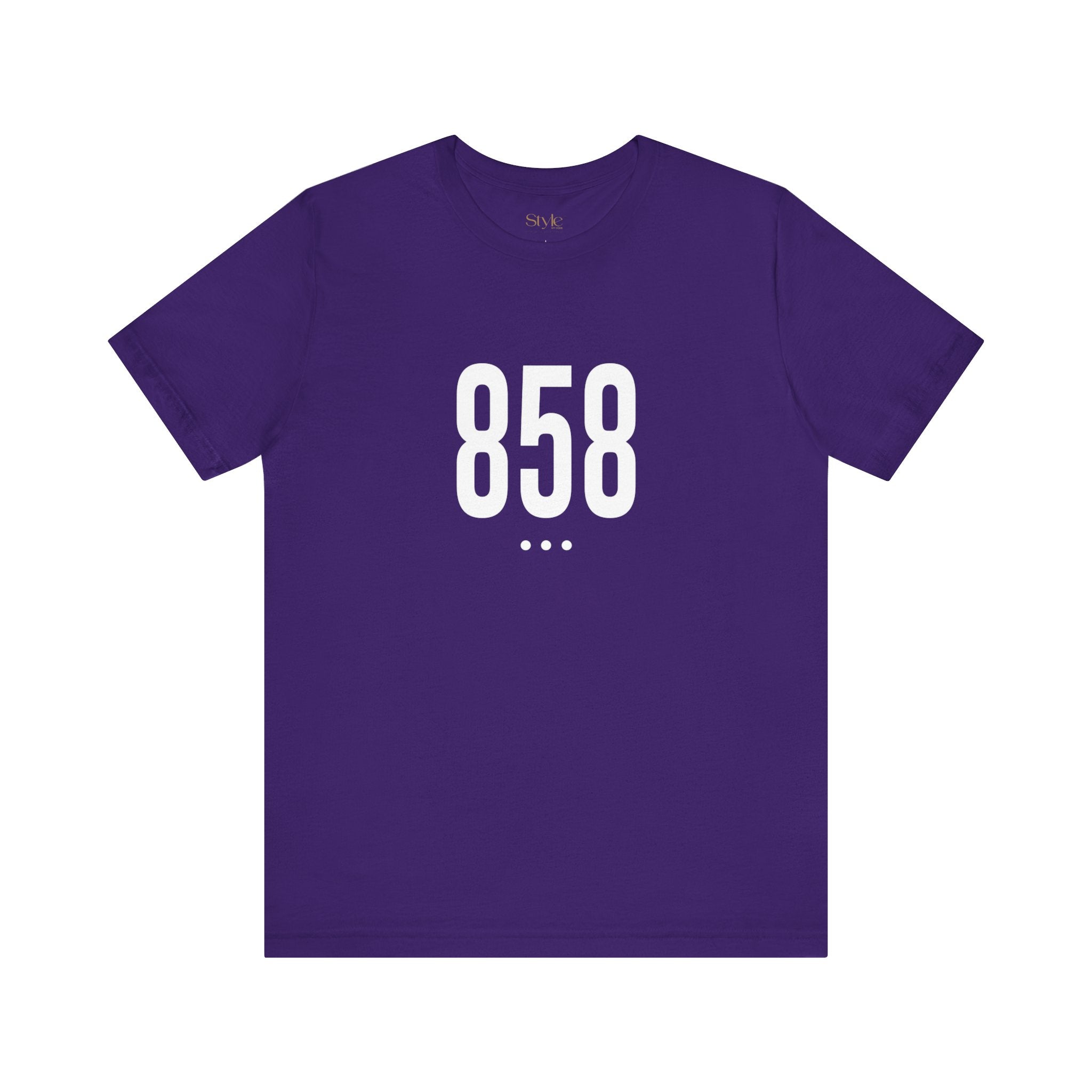 858 White Code Southern California Unisex Tee