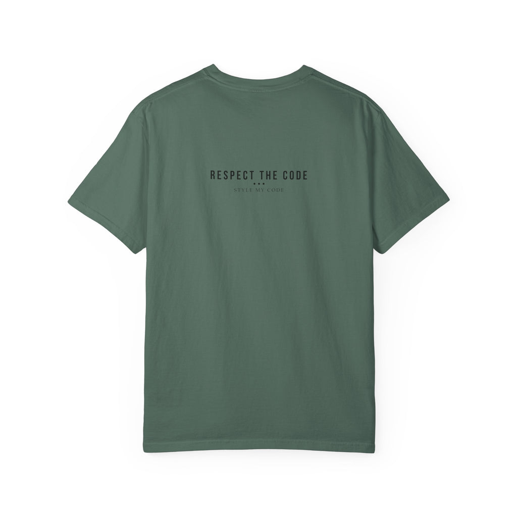 Respect the Code 213 Black and White Graffiti T-Shirt