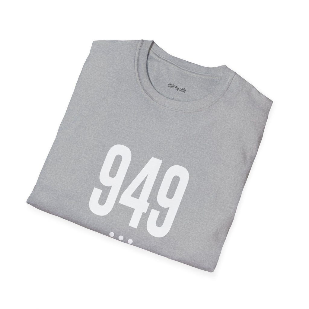 949 White Logo Front Unisex T-Shirt