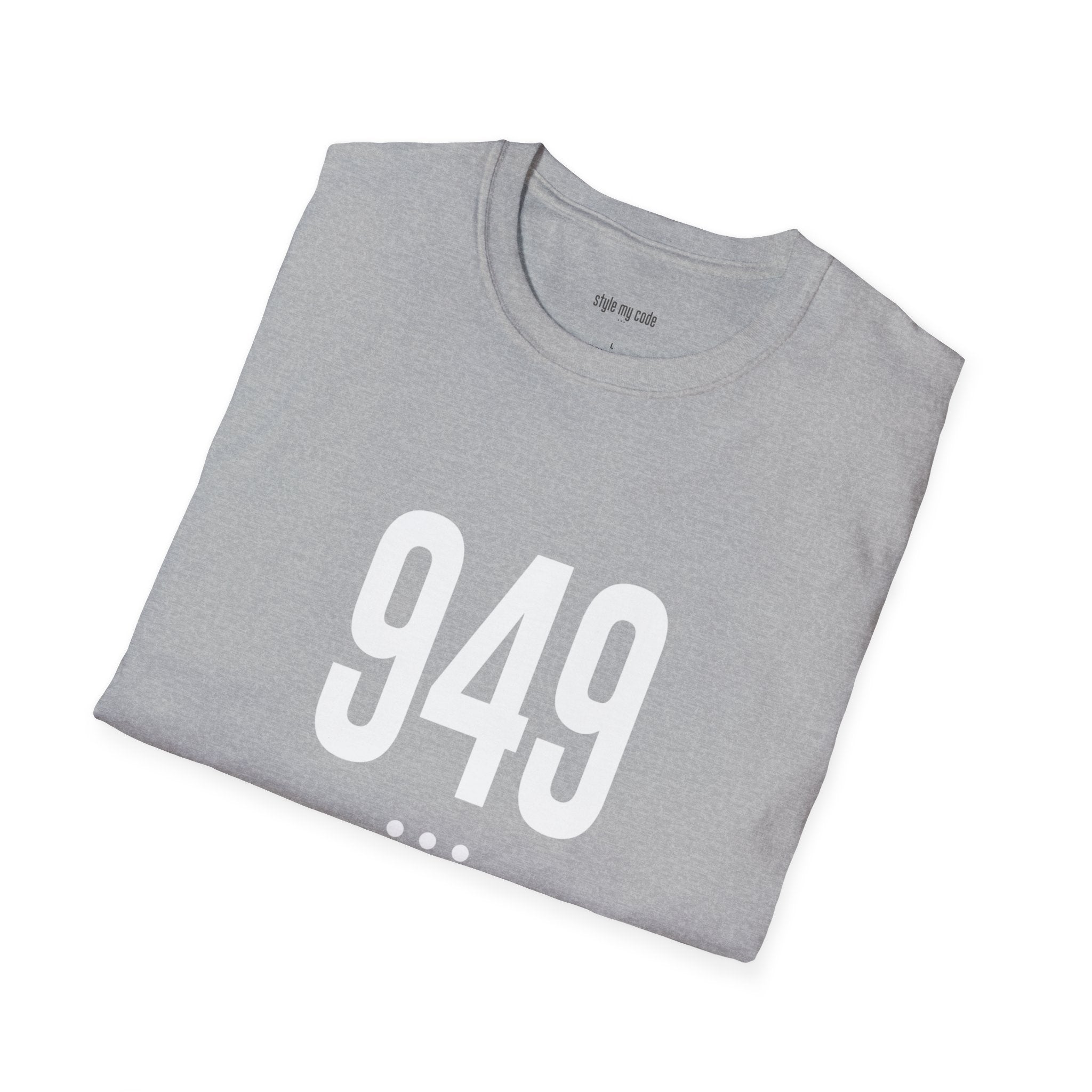 949 White Logo Front Unisex T-Shirt
