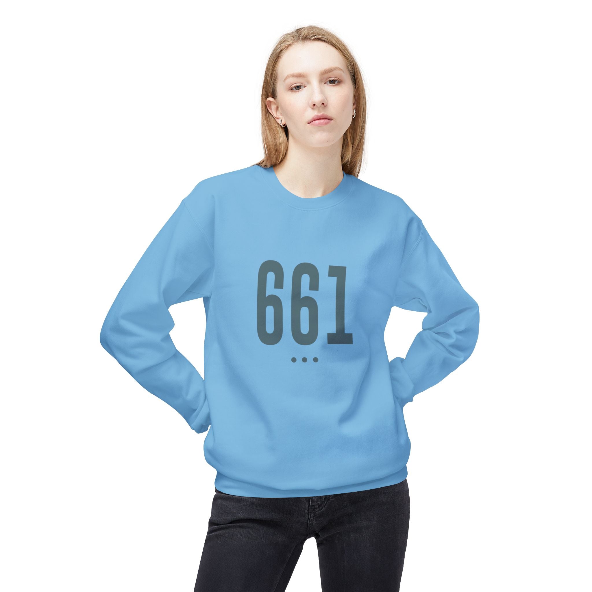 661 Logo Front Unisex Crewneck Sweatshirt