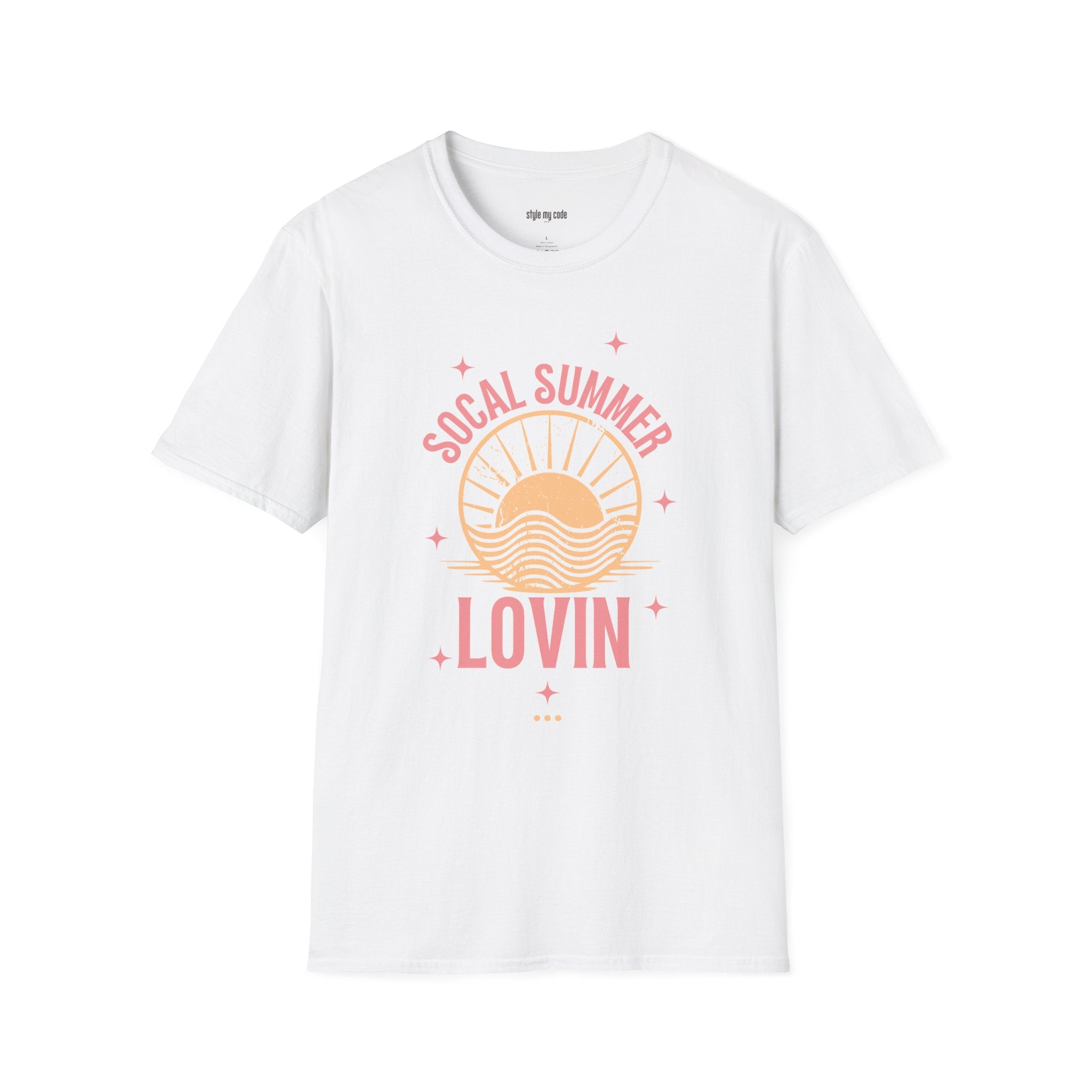 SoCal Summer Lovin' Unisex Softstyle T-Shirt | Perfect for Beach Days & Casual Outings