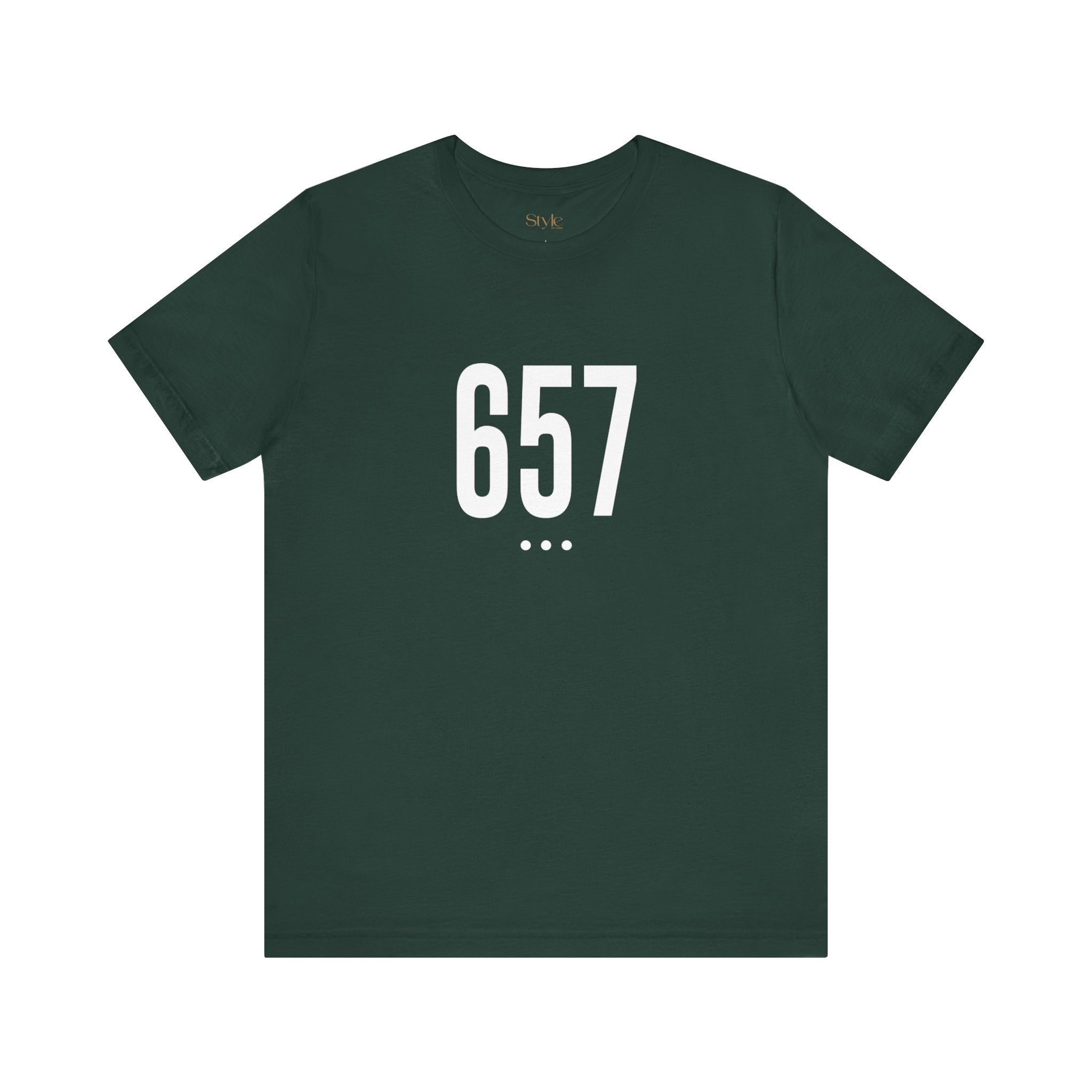 657 White Code Southern California Unisex Tee