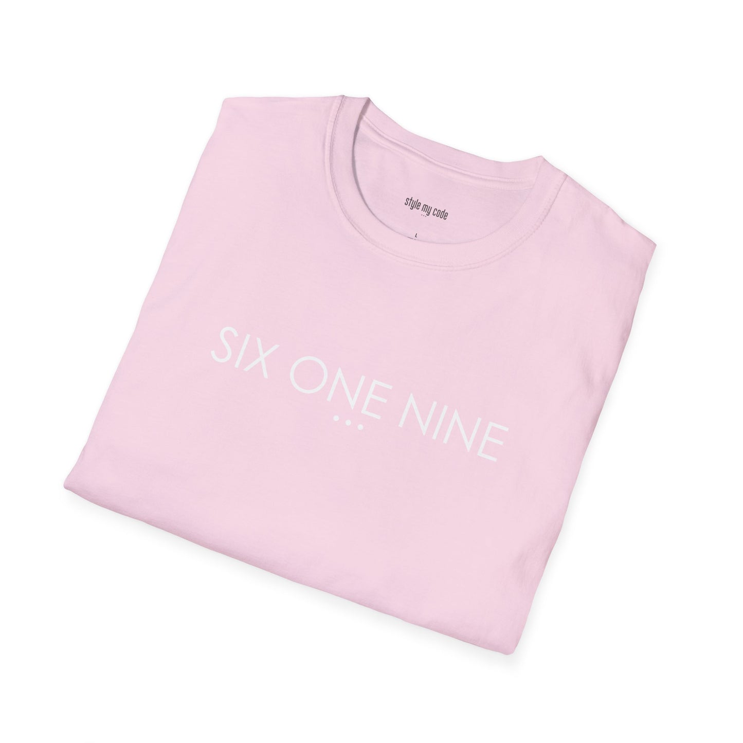 "SIX ONE NINE" Design T-Shirt