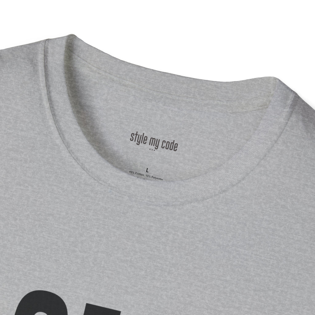 818 Black Logo Front Soft-Style T-Shirt