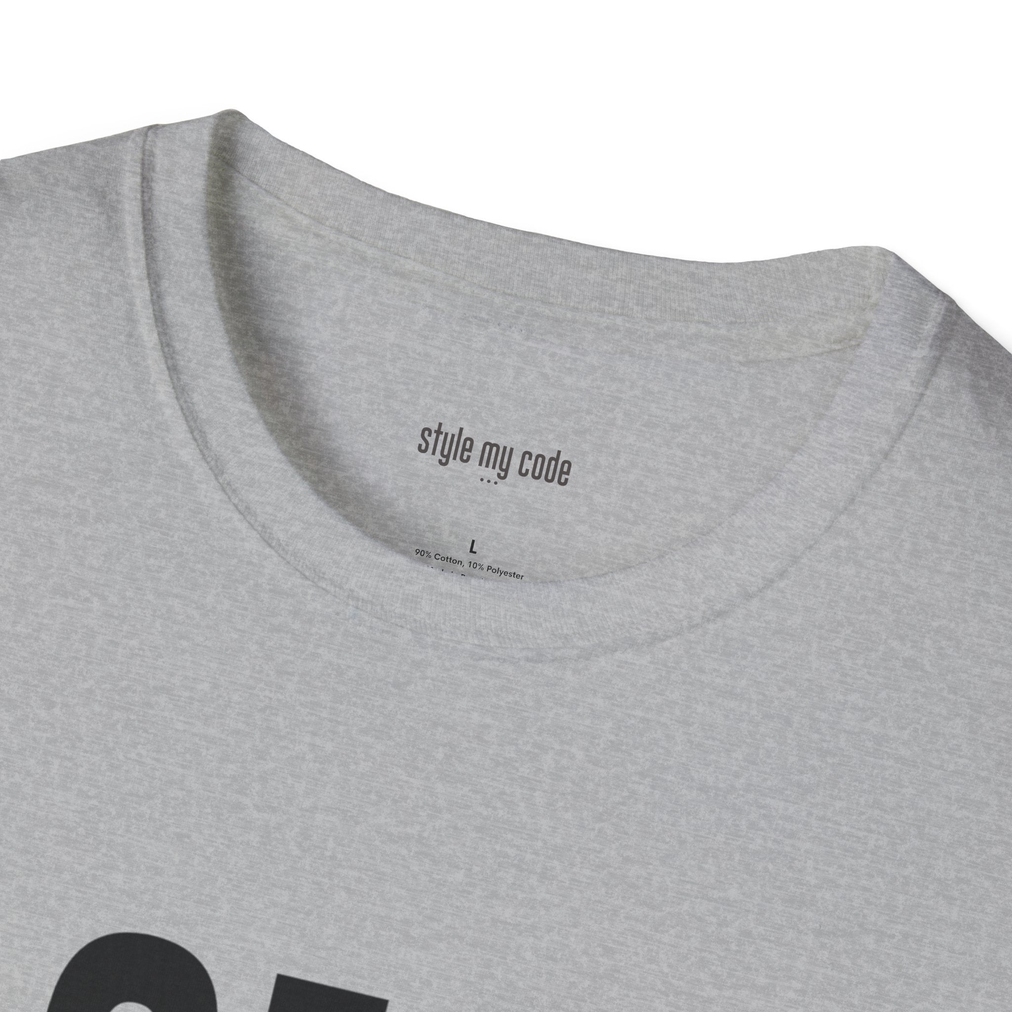 818 Black Logo Front Soft-Style T-Shirt