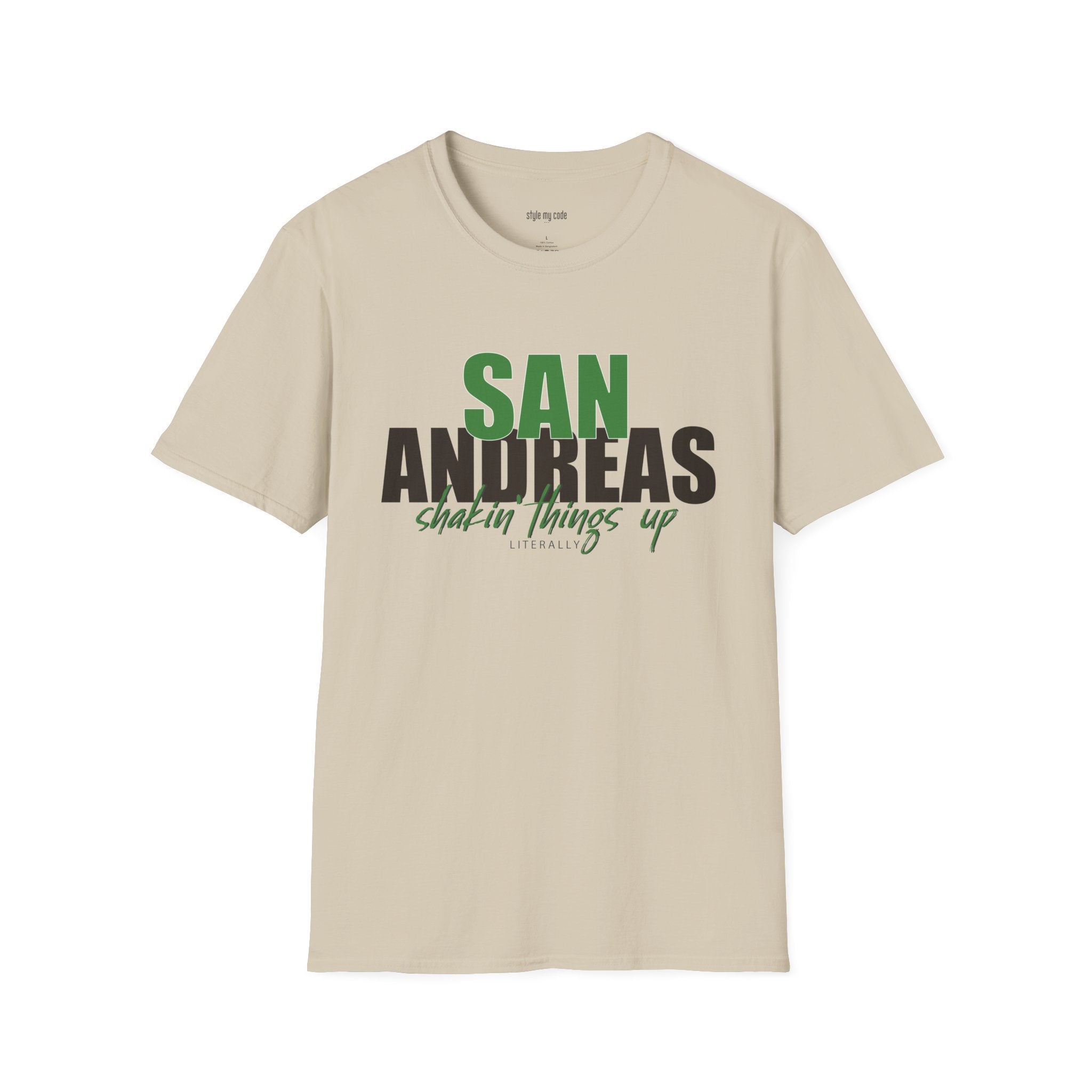 San Andreas Graphic Unisex Softstyle T-Shirt