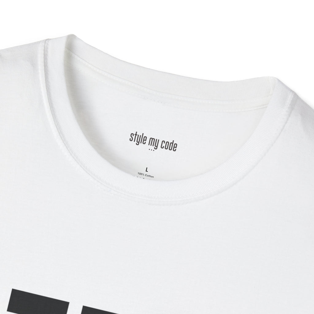 714 Black Logo Front T-Shirt