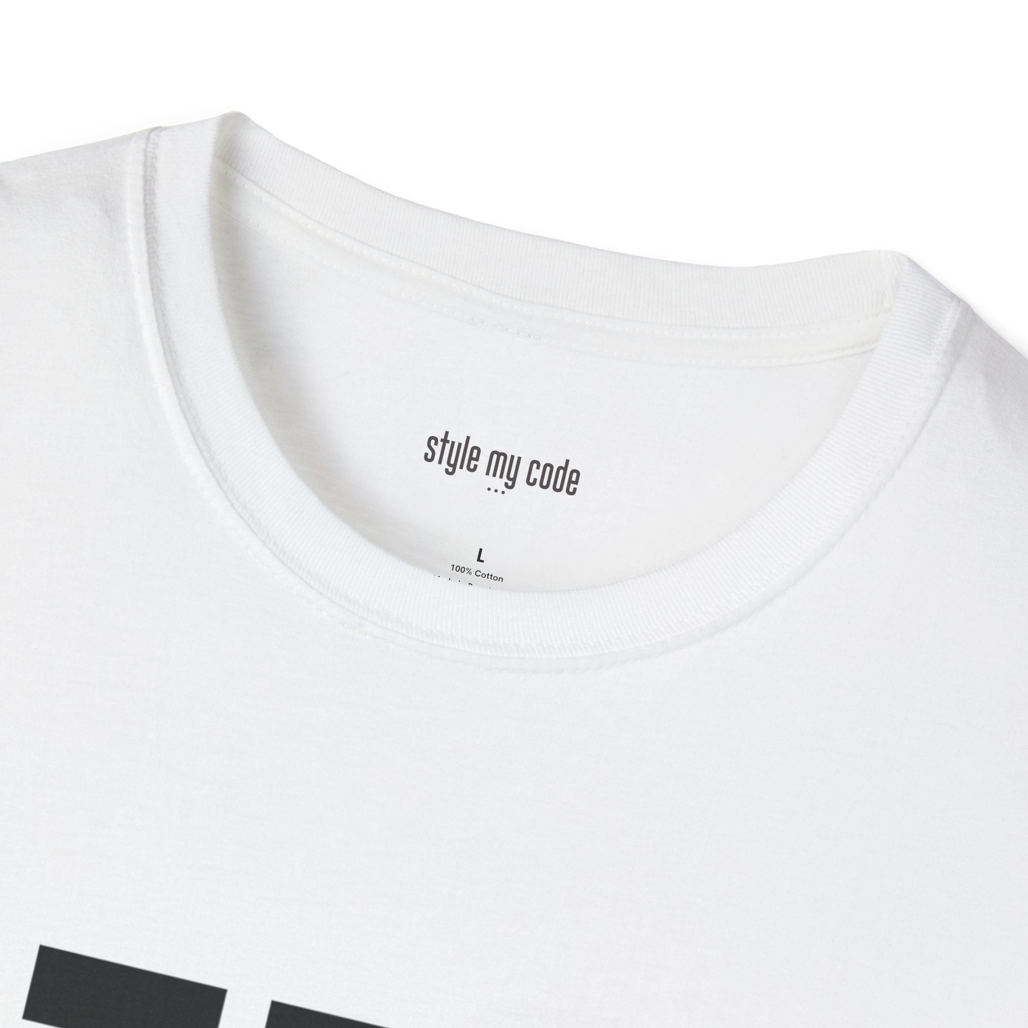 714 Black Logo Front T-Shirt