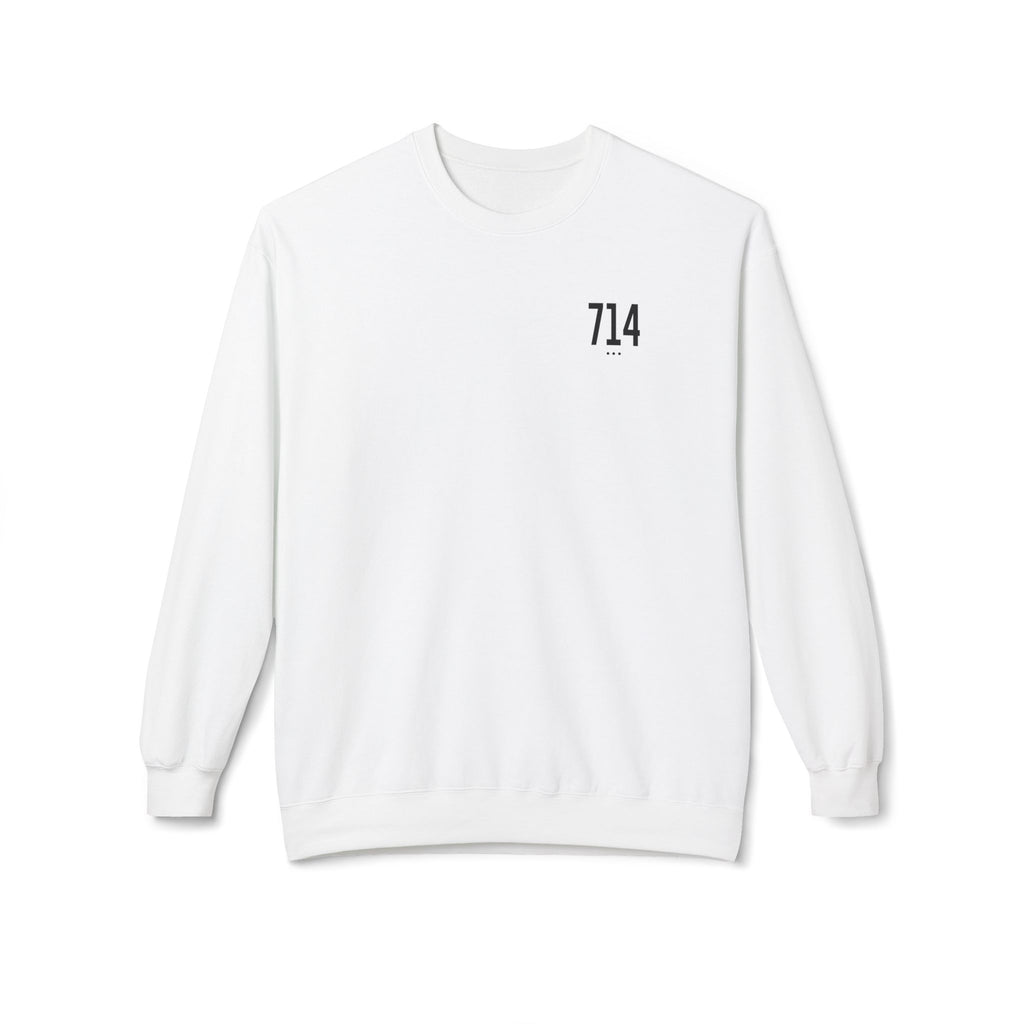 714 Black Logo Sweatshirt