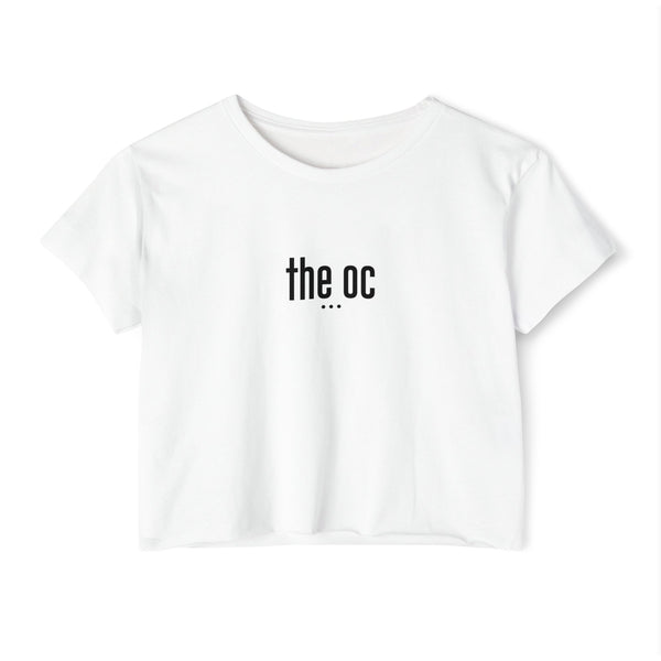 "The OC" Graphic Crop Tee for Summer Vibes