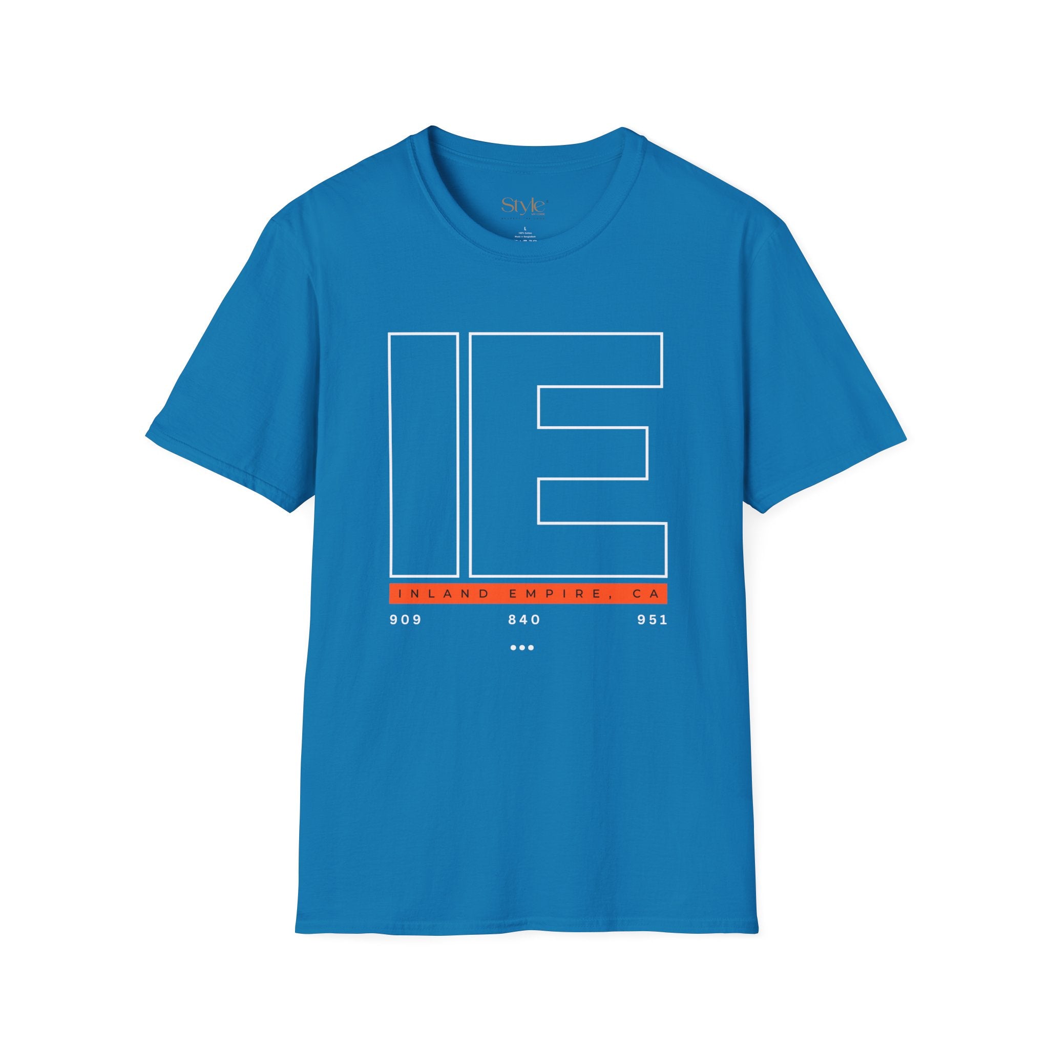 Inland Empire "IE" Trendy Minimalist Unisex T-Shirt | Perfect for Casual Wear, Street Style, Gifts, Summer Festivals, Everyday Comfort