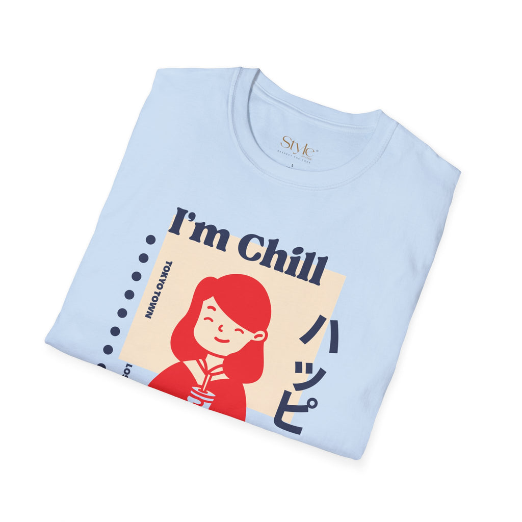 Chill Vibe Little Tokyo Unisex T-Shirt | Cute Graphic Tee, Casual Wear, Gift for Friends, Tokyo Inspired, Summer Outfit, Laid-back Style