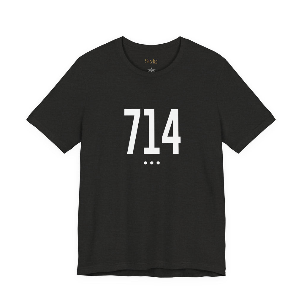 714 White Code Southern California Unisex Tee